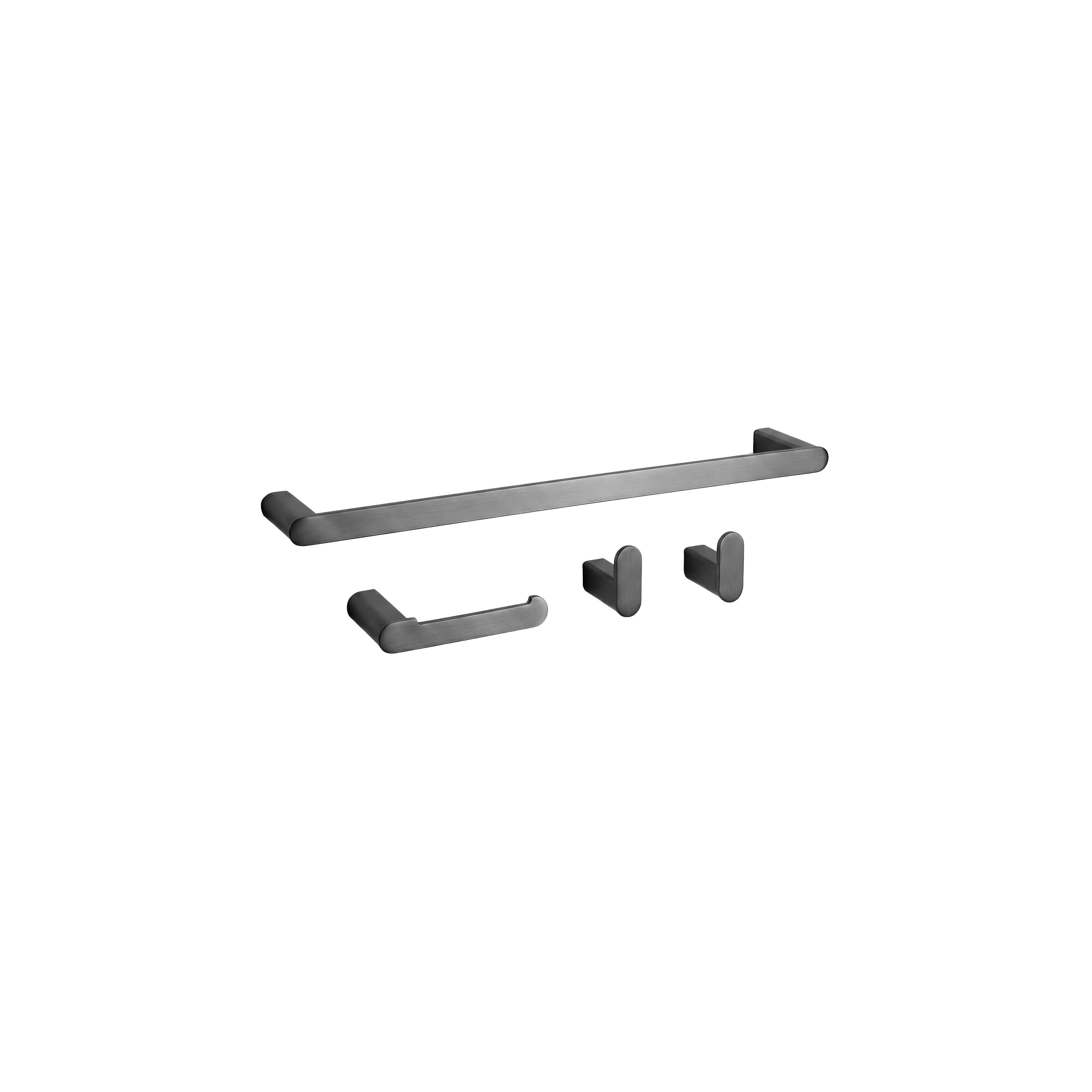 Badezimmer-Accessoire-Set Mati Titan 4-teilig