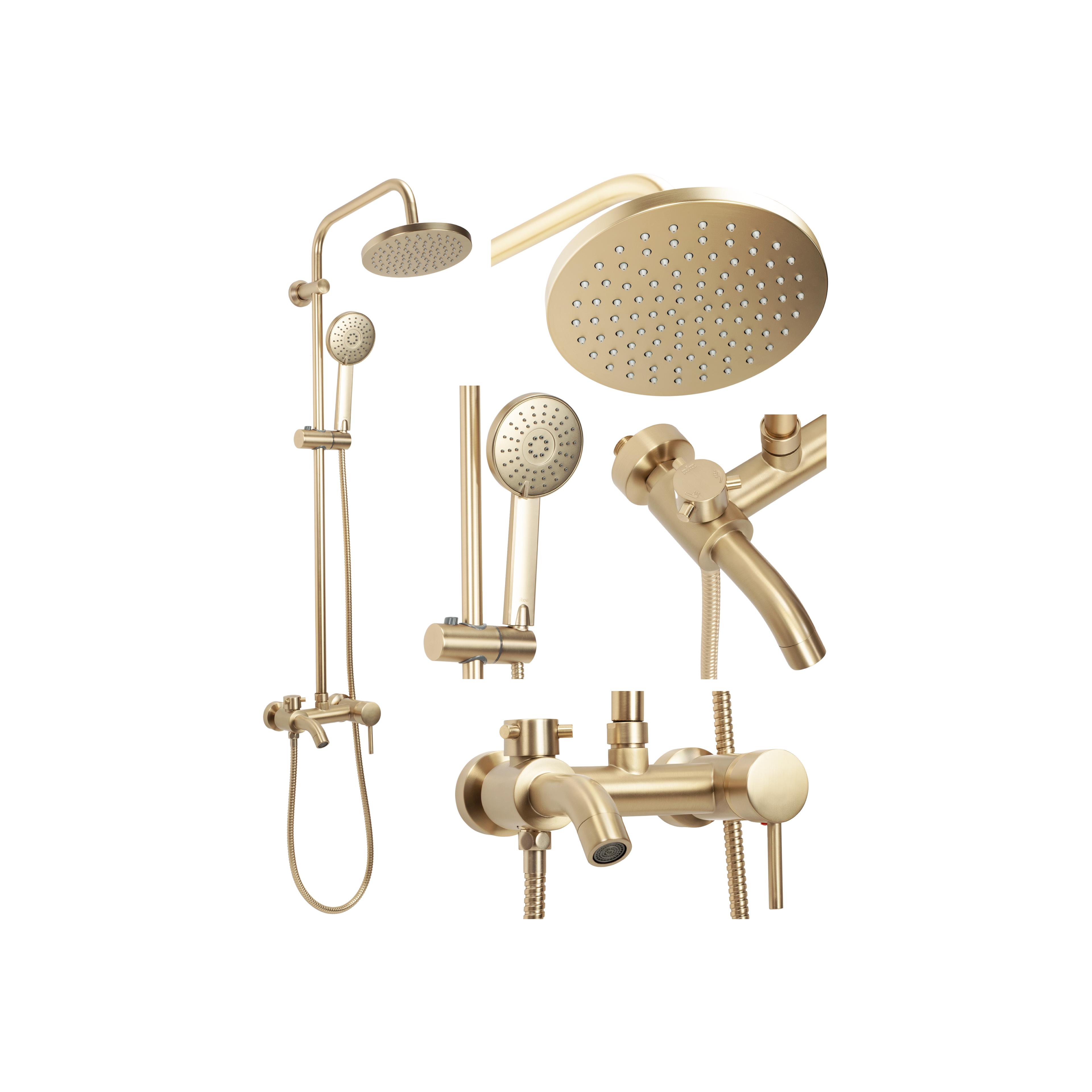 Set doccia Rea Luis Gold Brush