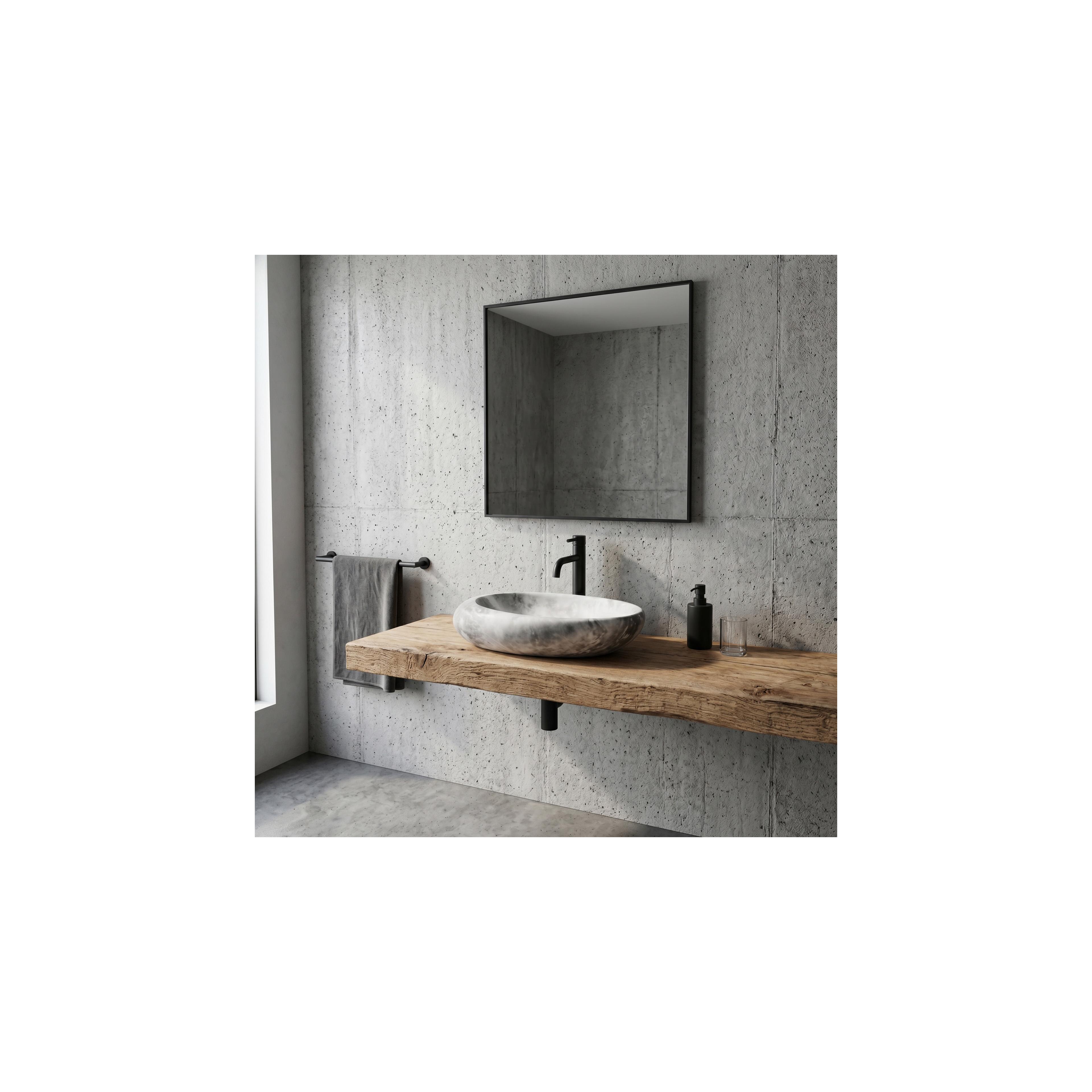Lavabo sobre encimera Rea Roxy C Stone L.GREY