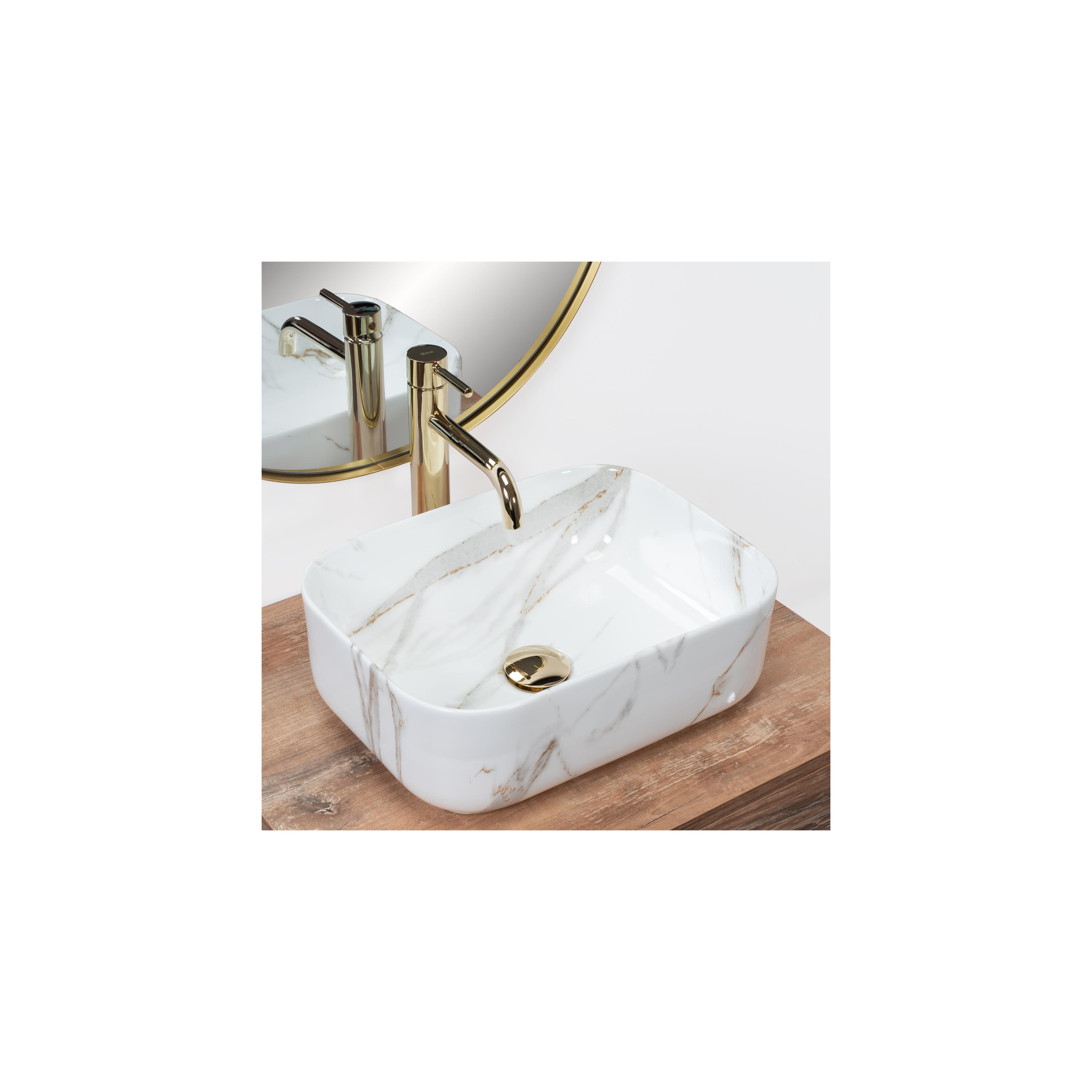 Aufsatzwaschbecken Rea Demi Mini Aiax Shiny