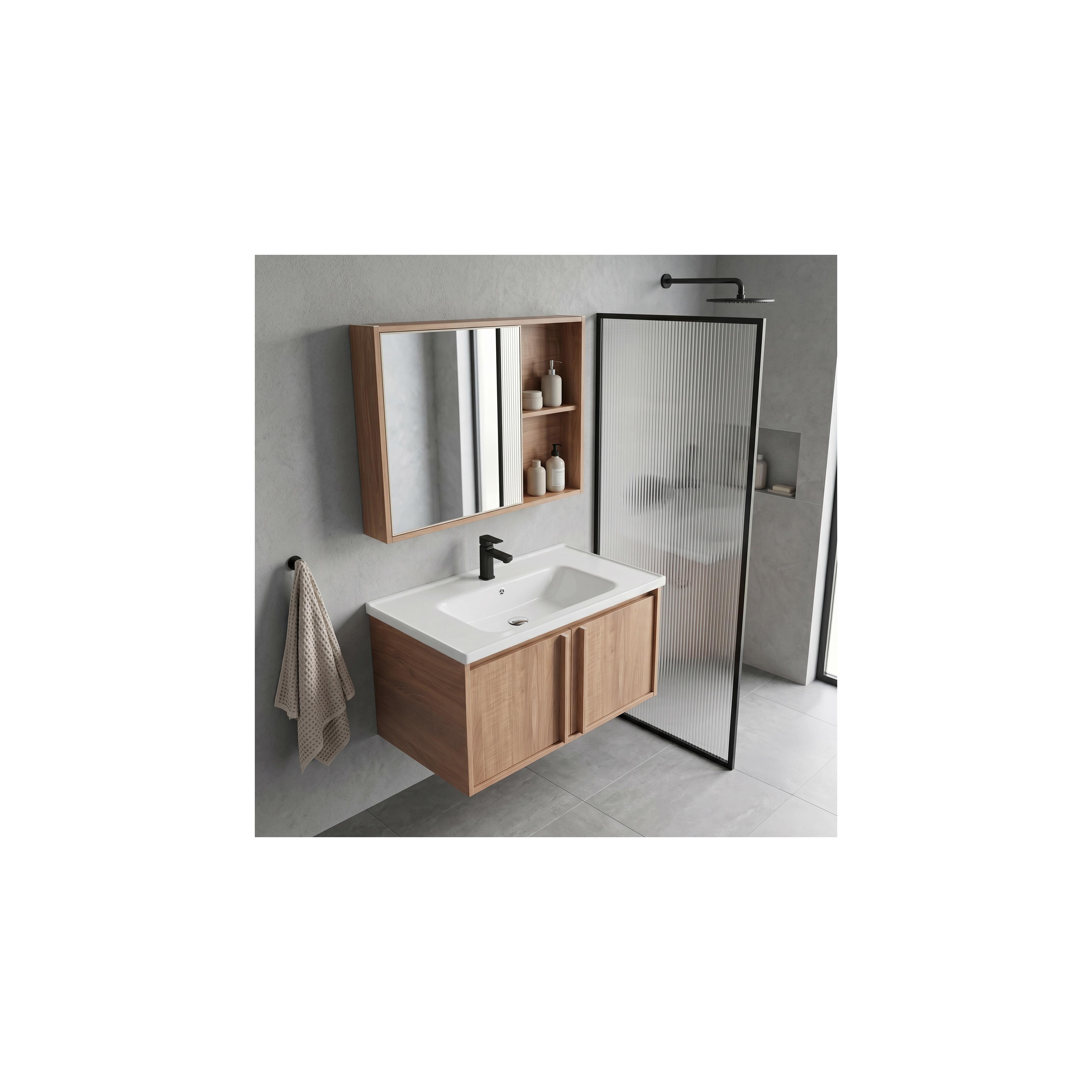Badezimmermöbel-Set mit Waschbecken Gama T25023 HHL 80CM