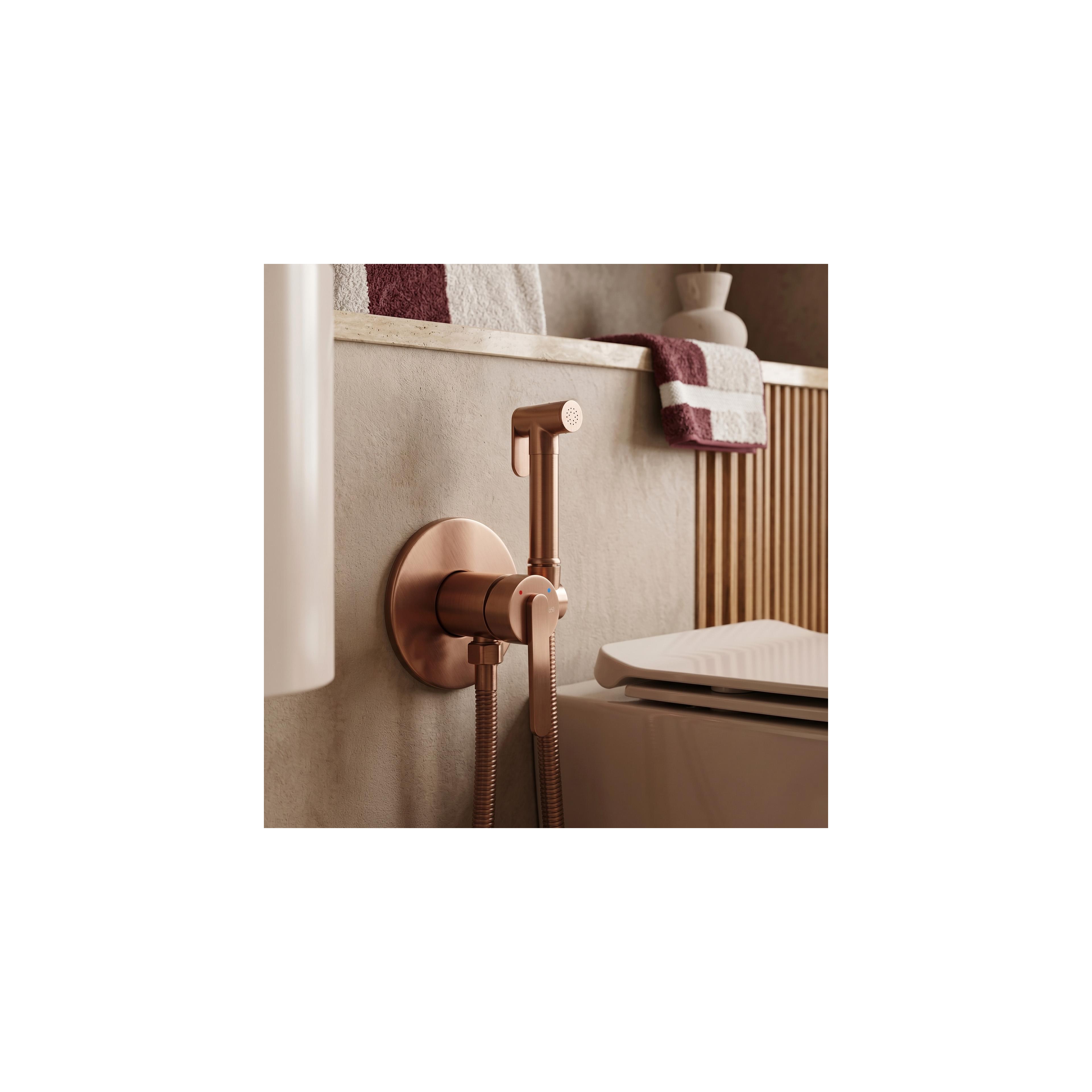 Bidet faucet Rea Ontario Brush Copper