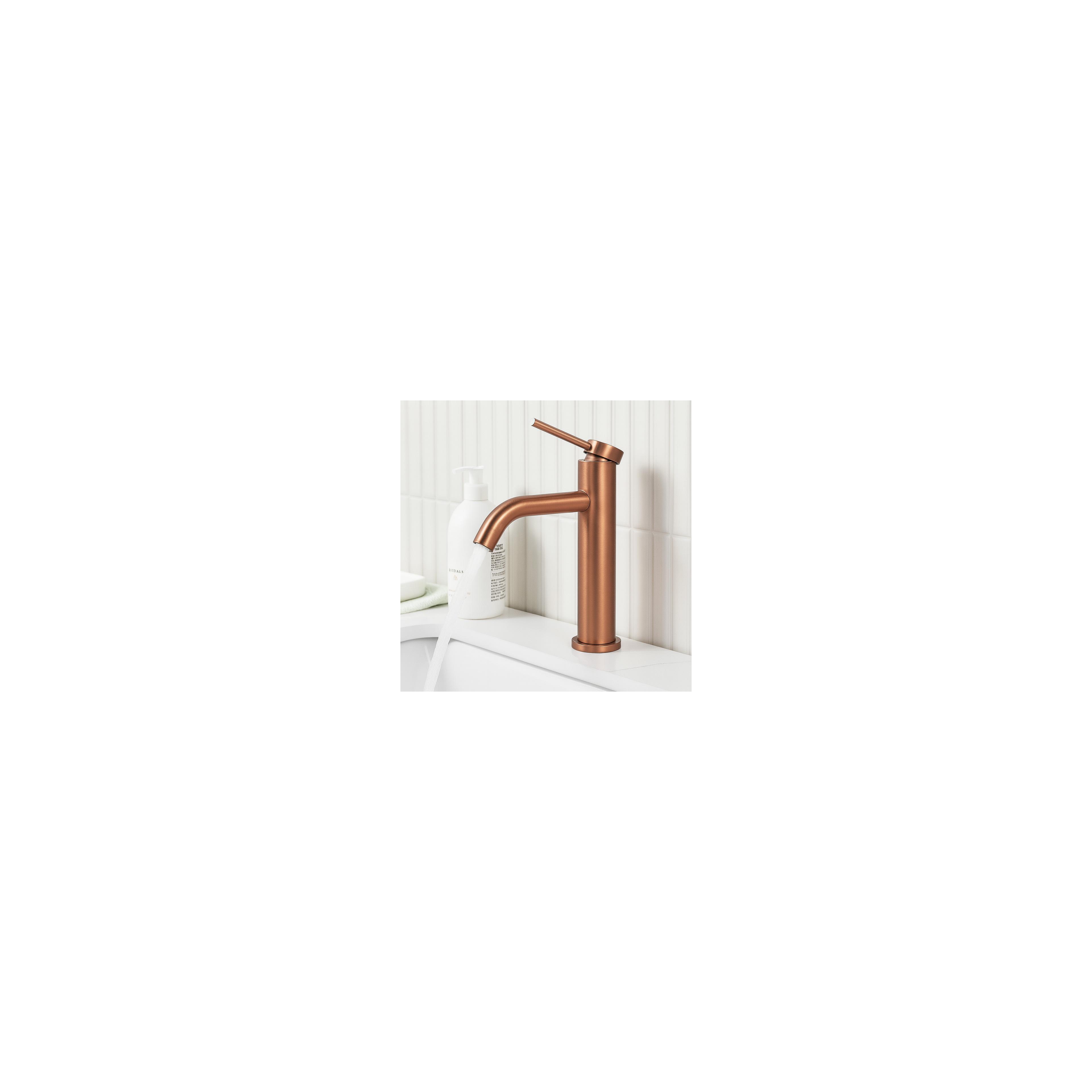 Waschbeckenarmatur Rea CLIF Brush Copper Low