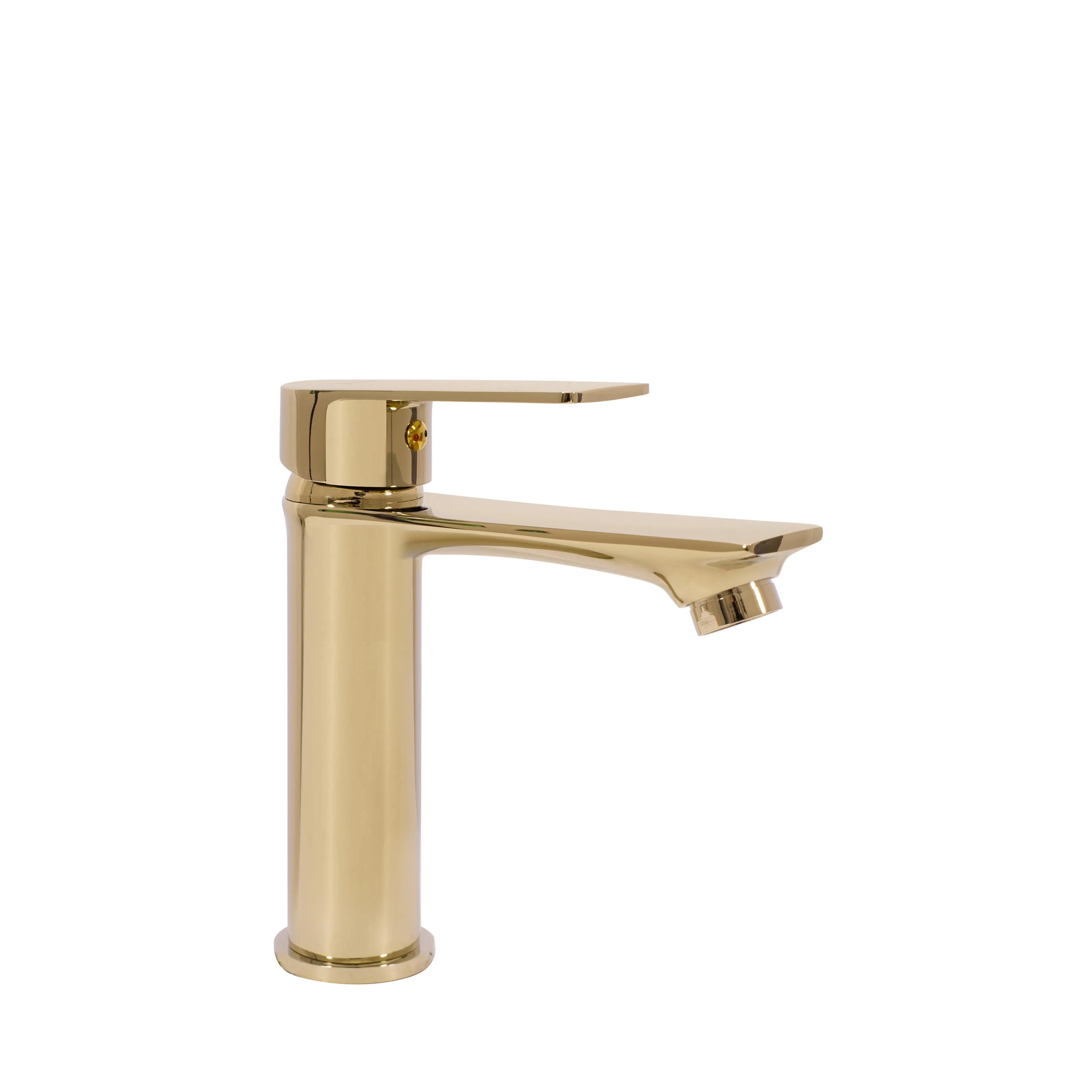 Rubinetto da lavabo Rea Mayson Gold Low