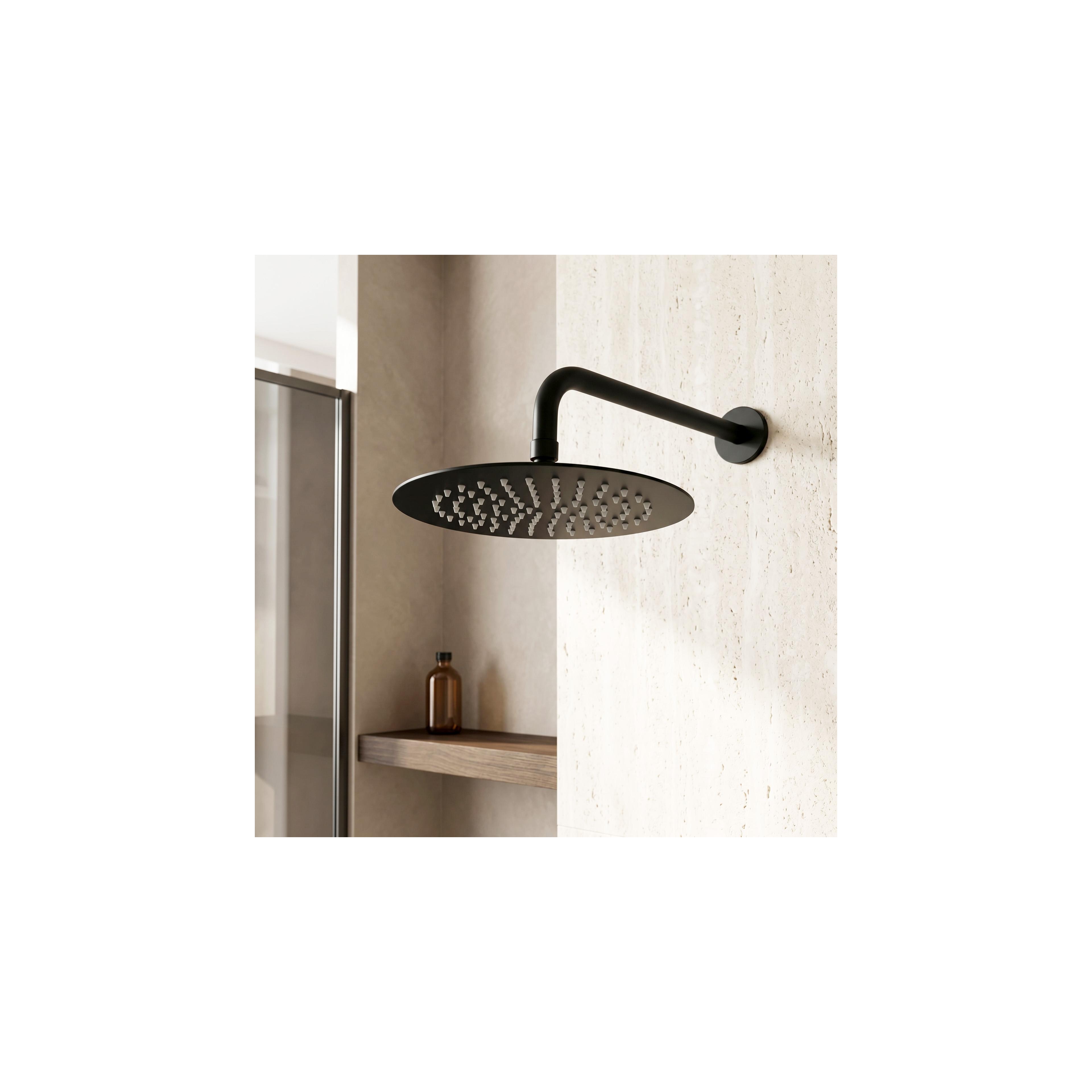 Кръгла душ глава REA JS-P014B 25cm Black