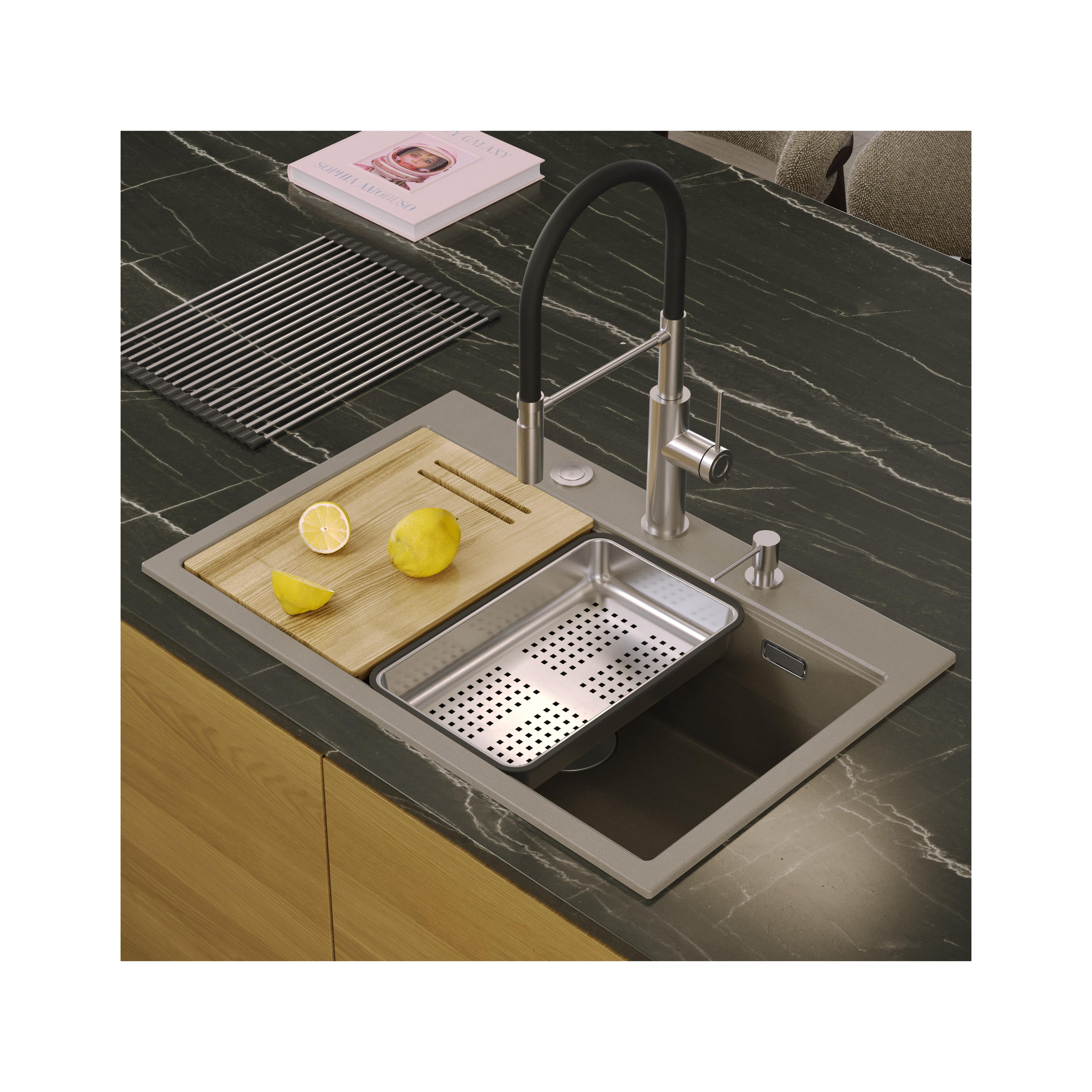 graniidist valamu MARC 110 WORKSTATION Beige