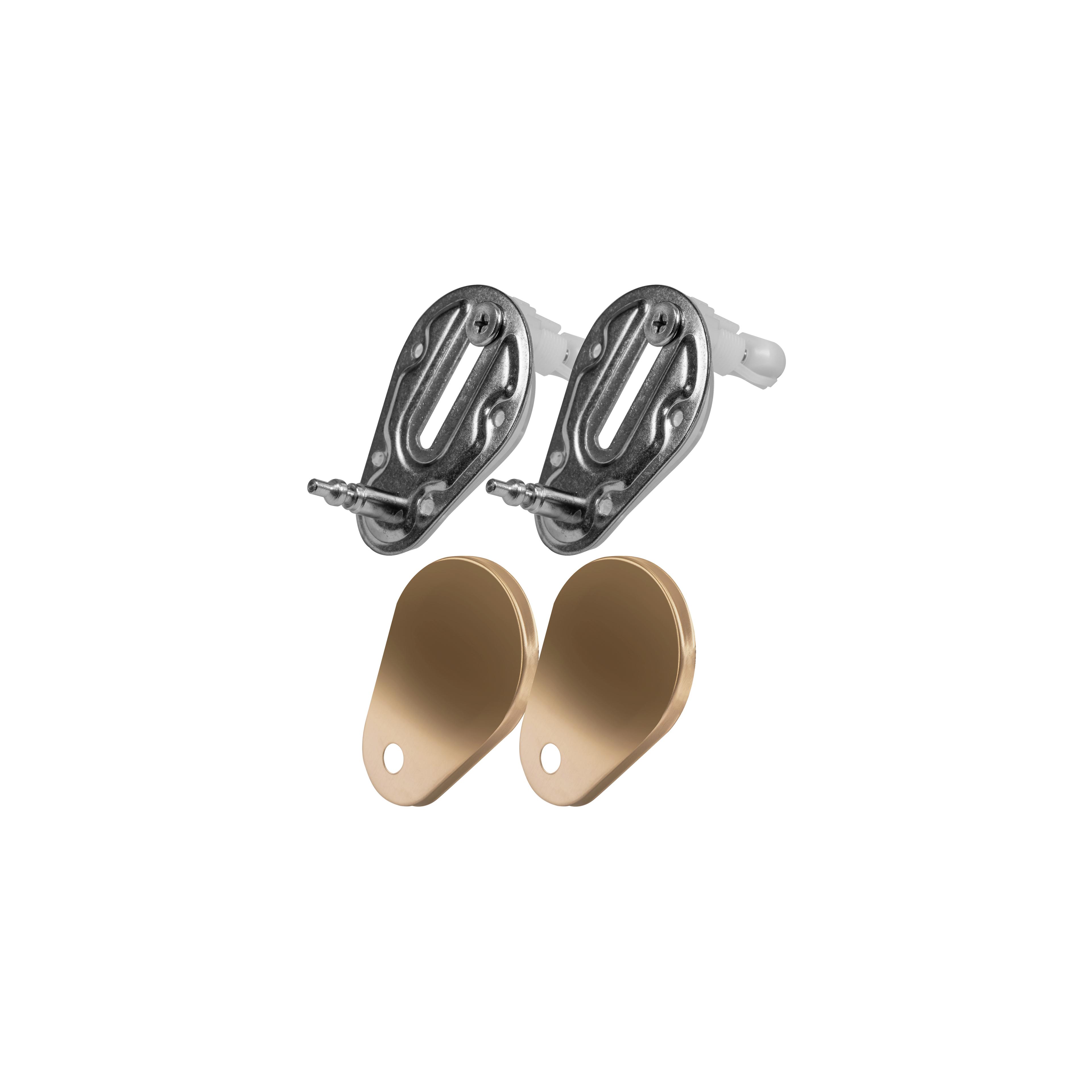 Klozetas pakabinamas Rea Carlo Flat Brush Gold