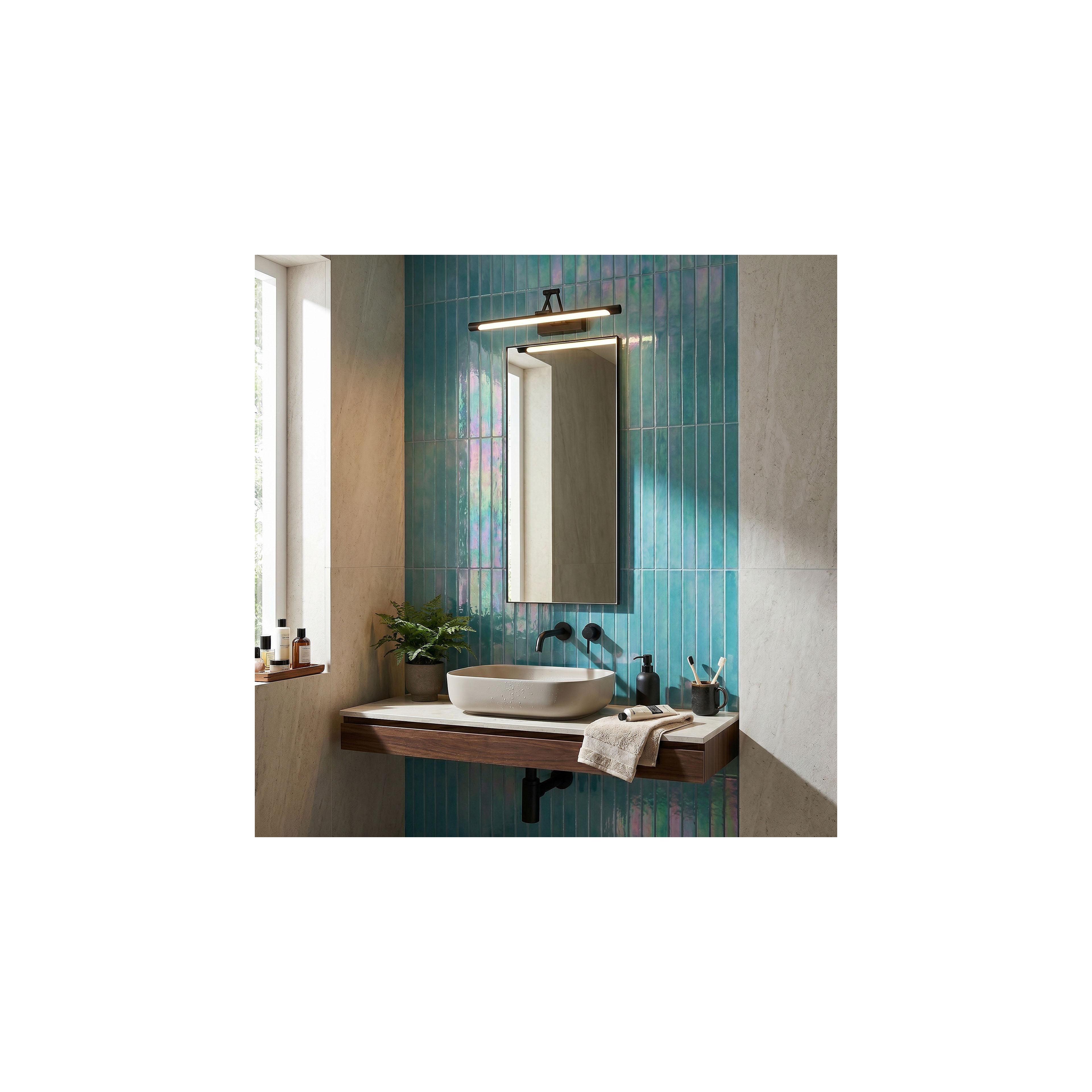 Bathroom LED wall sconce SWE025-1W 42cm Black