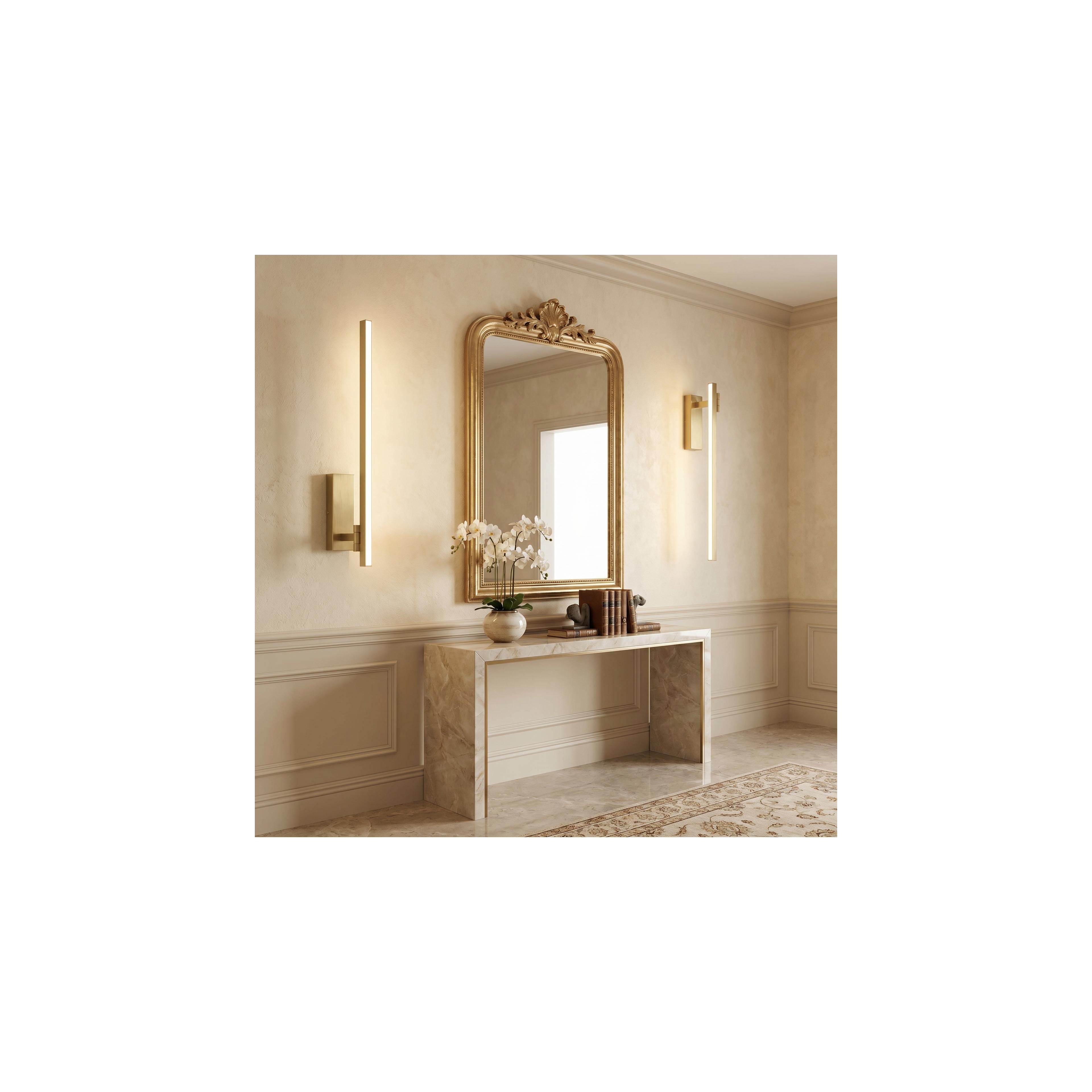 Bad LED-Wandleuchte SWE032-1W 60cm BRUSH GOLD