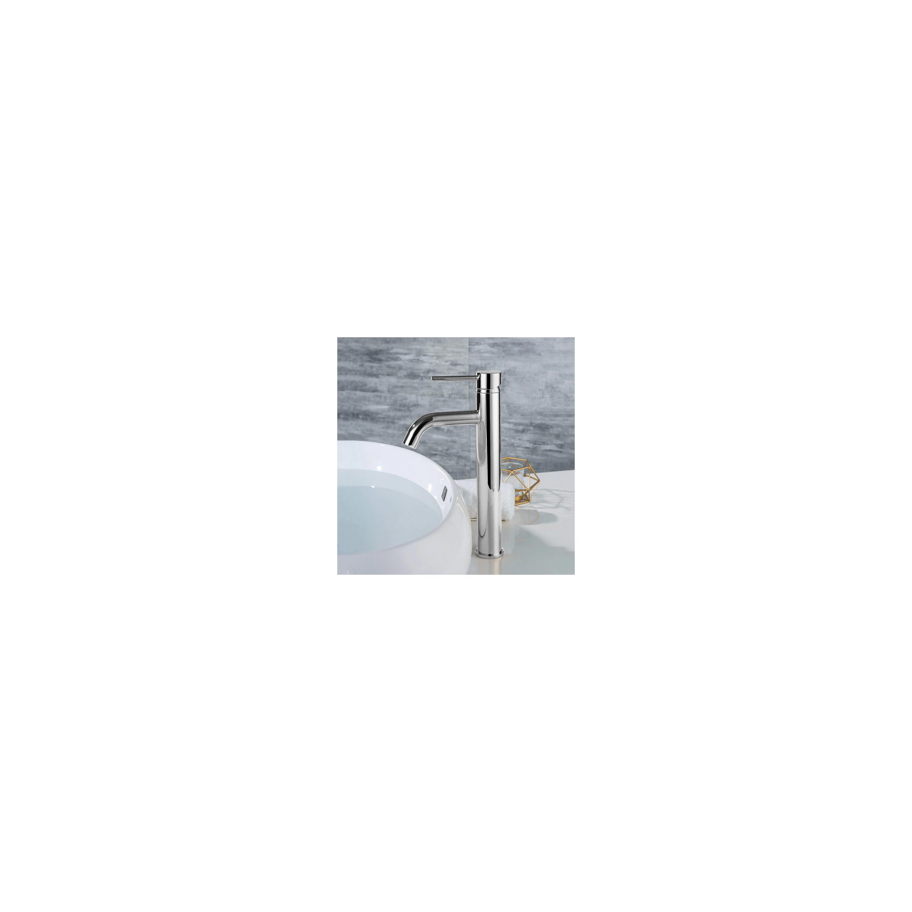 Bathroom faucet Rea Lungo Chrome High