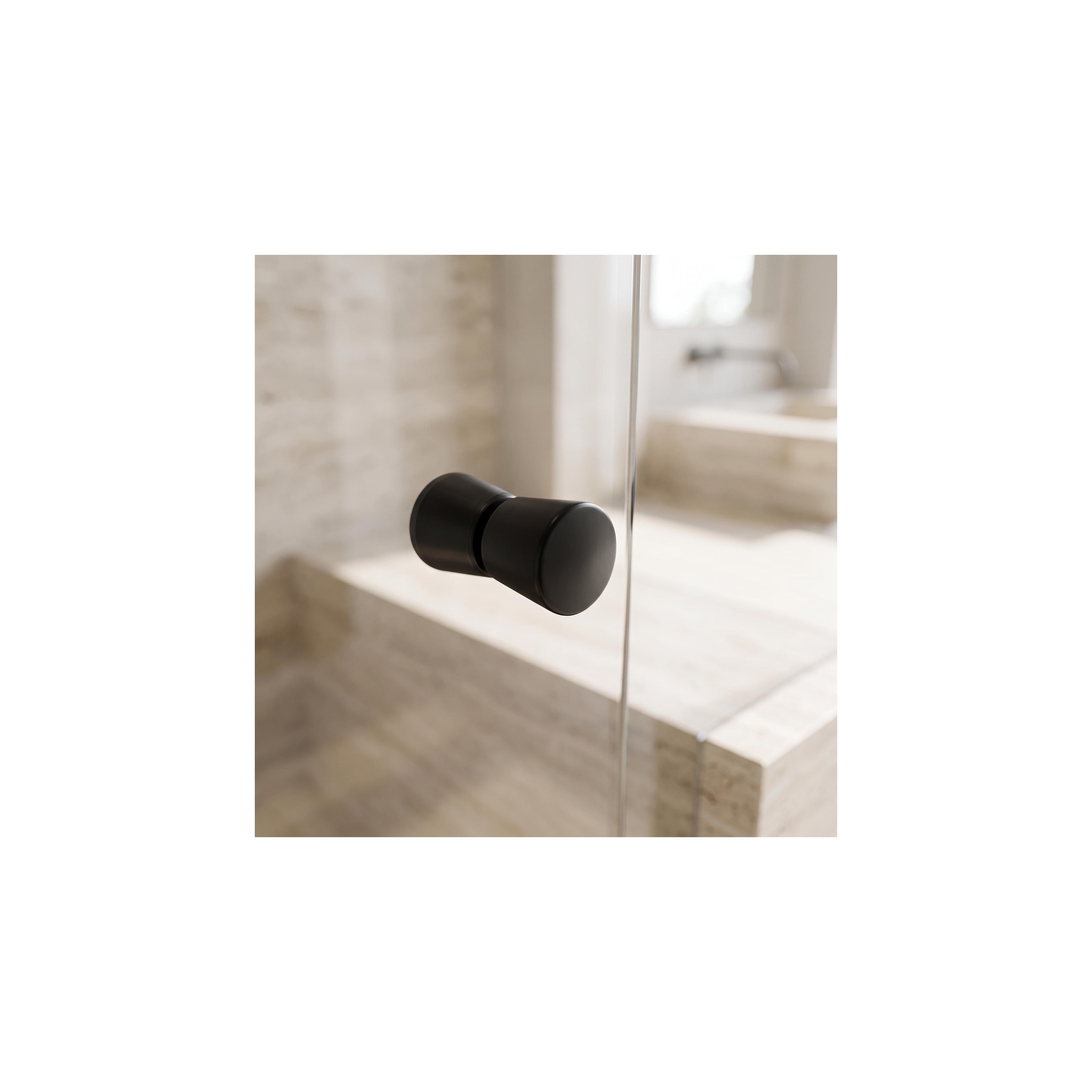 Shower door handle Rea 03 Black