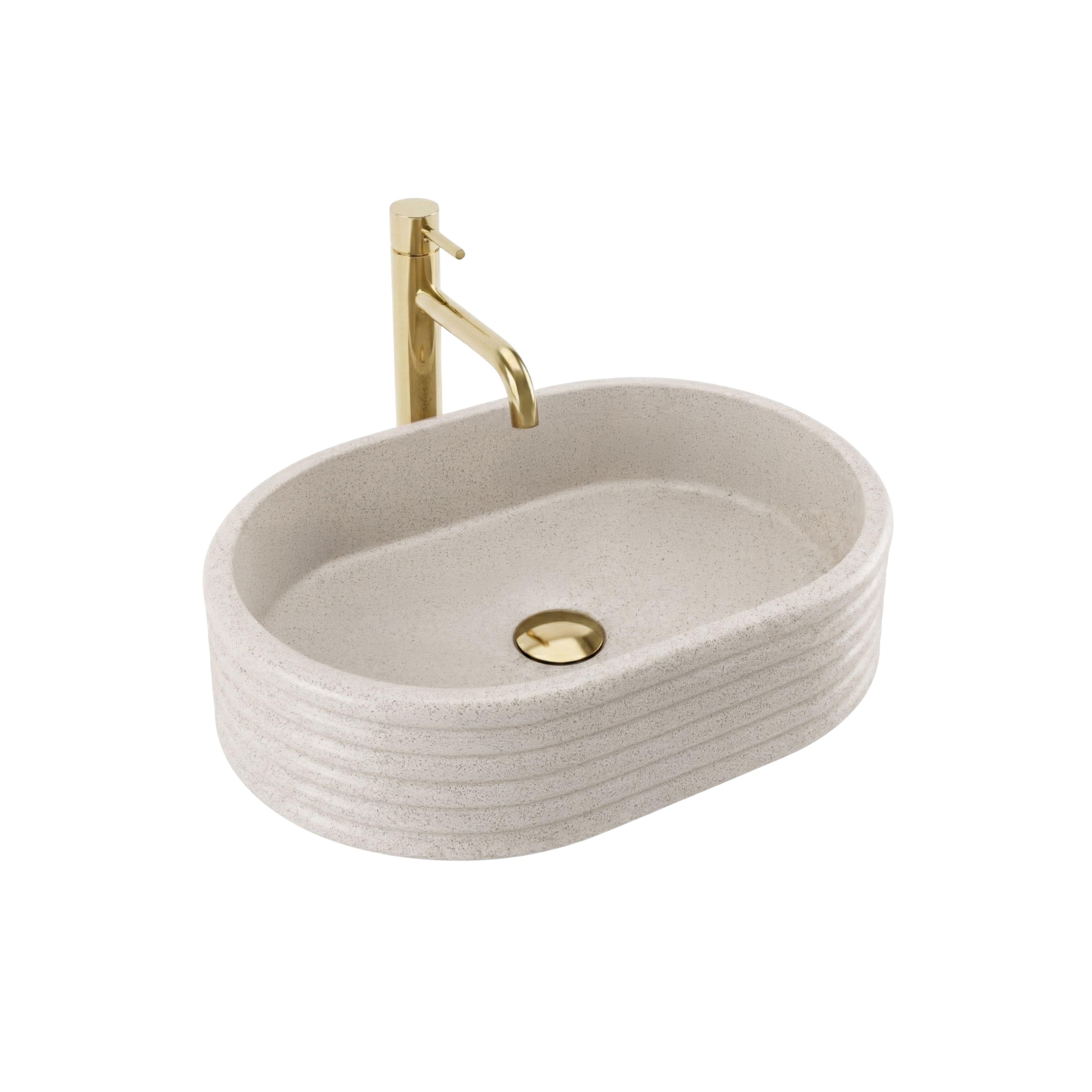 Aufsatzwaschbecken Rea Nicoletta Beige