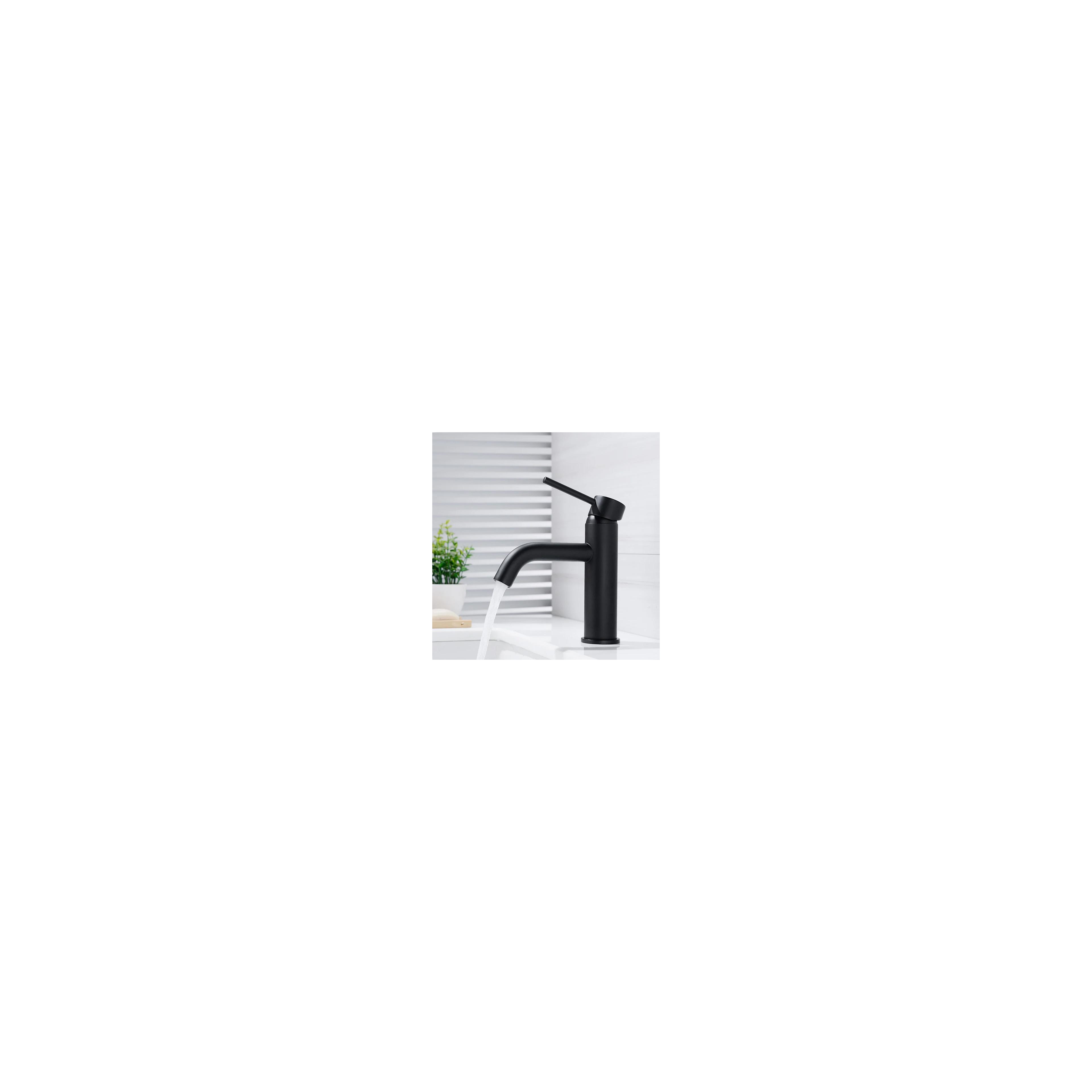 Bathroom faucet Rea Lungo BLACK Low