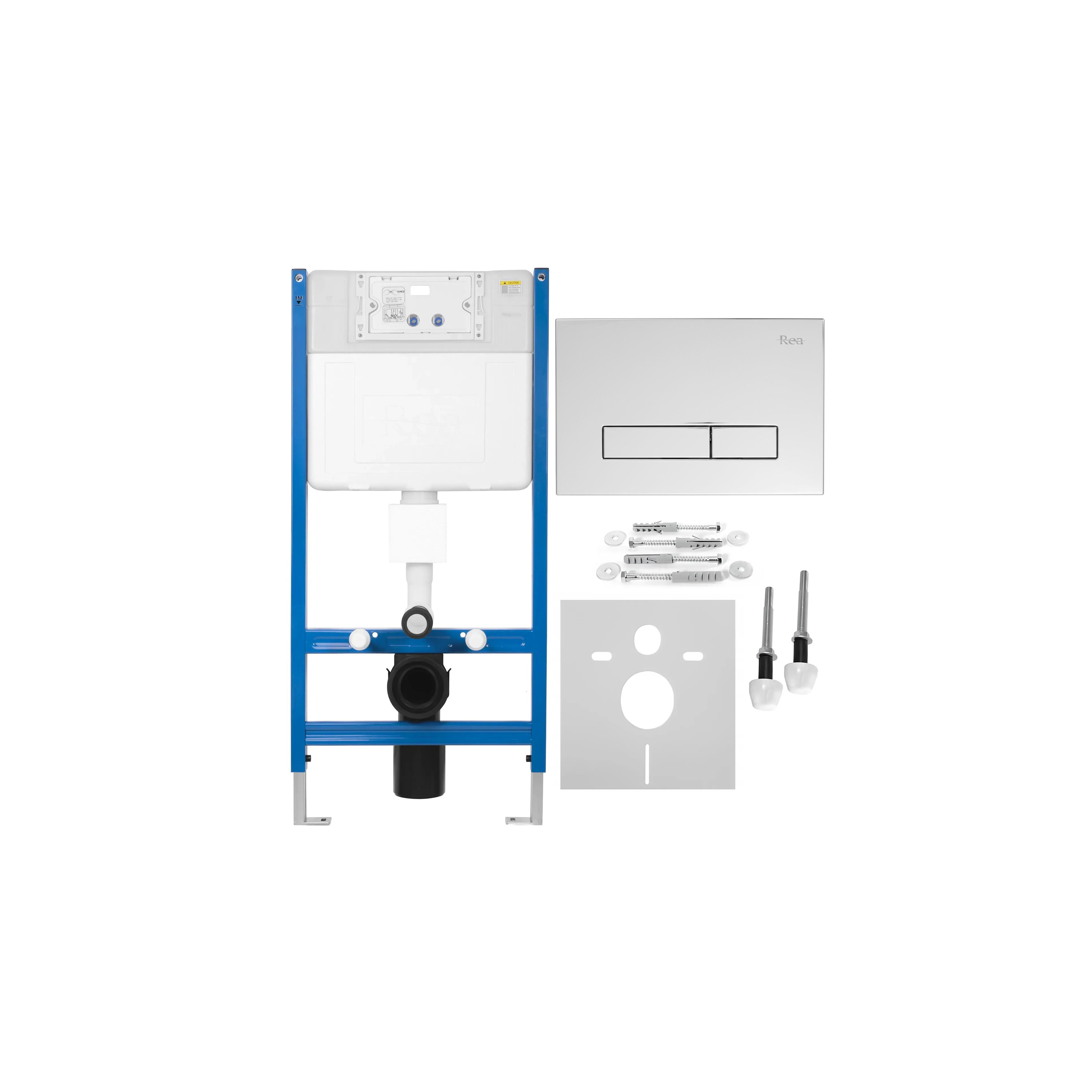 Įleistinis WC rėmas Rea K011A-Q HD Chrome