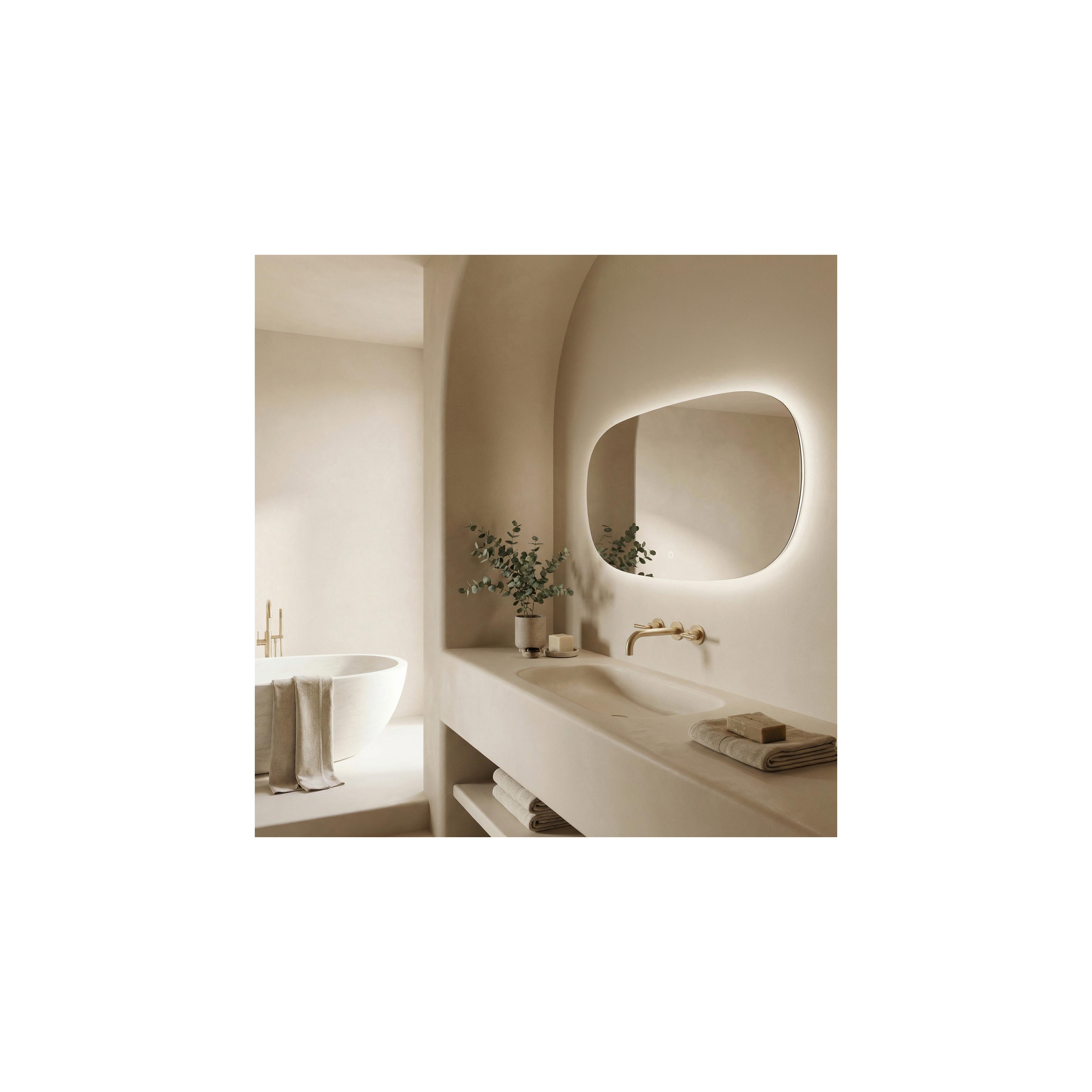 Spiegel LED 100x60cm TOP-4