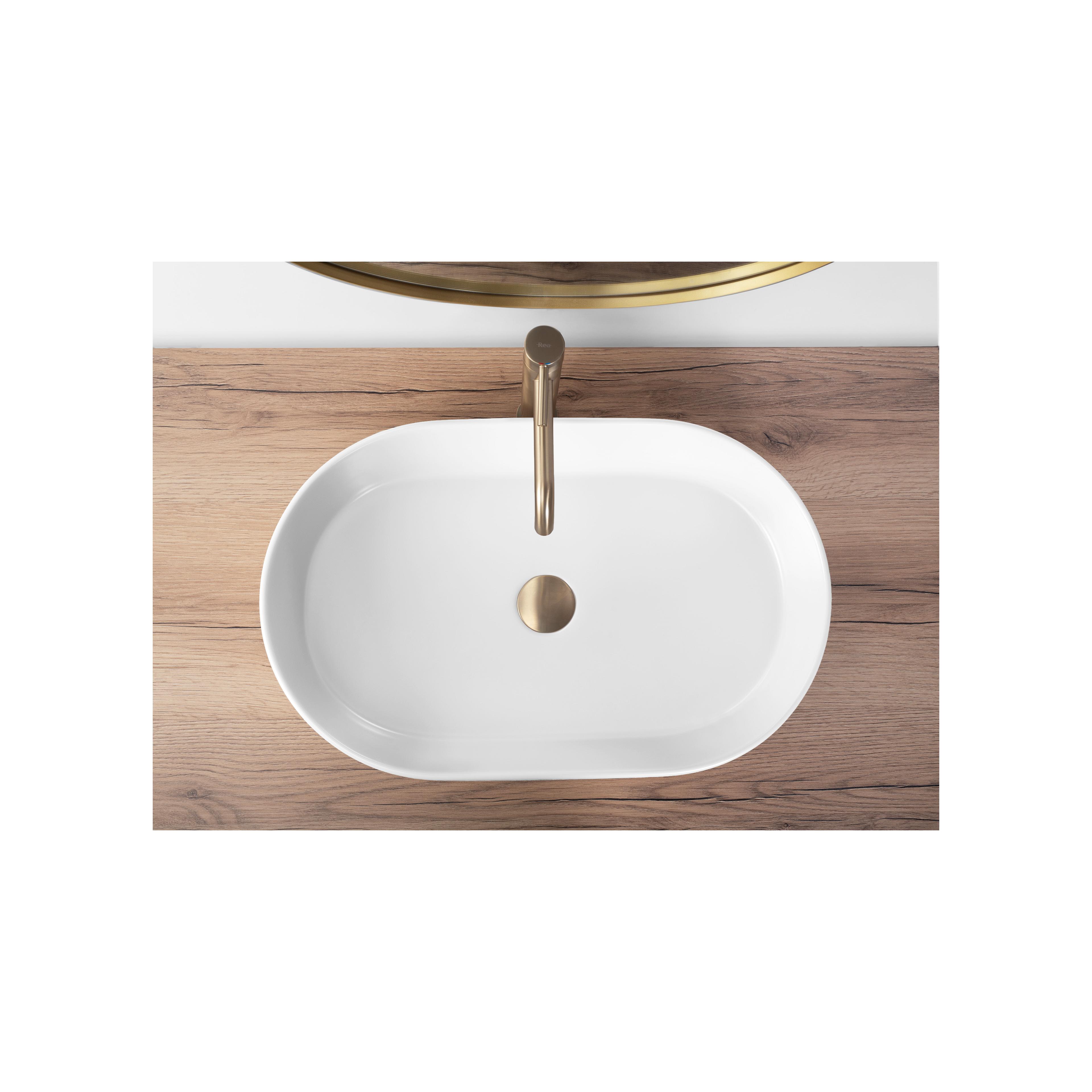 Aufsatzwaschbecken Rea NADIA 60 WHITE MATT