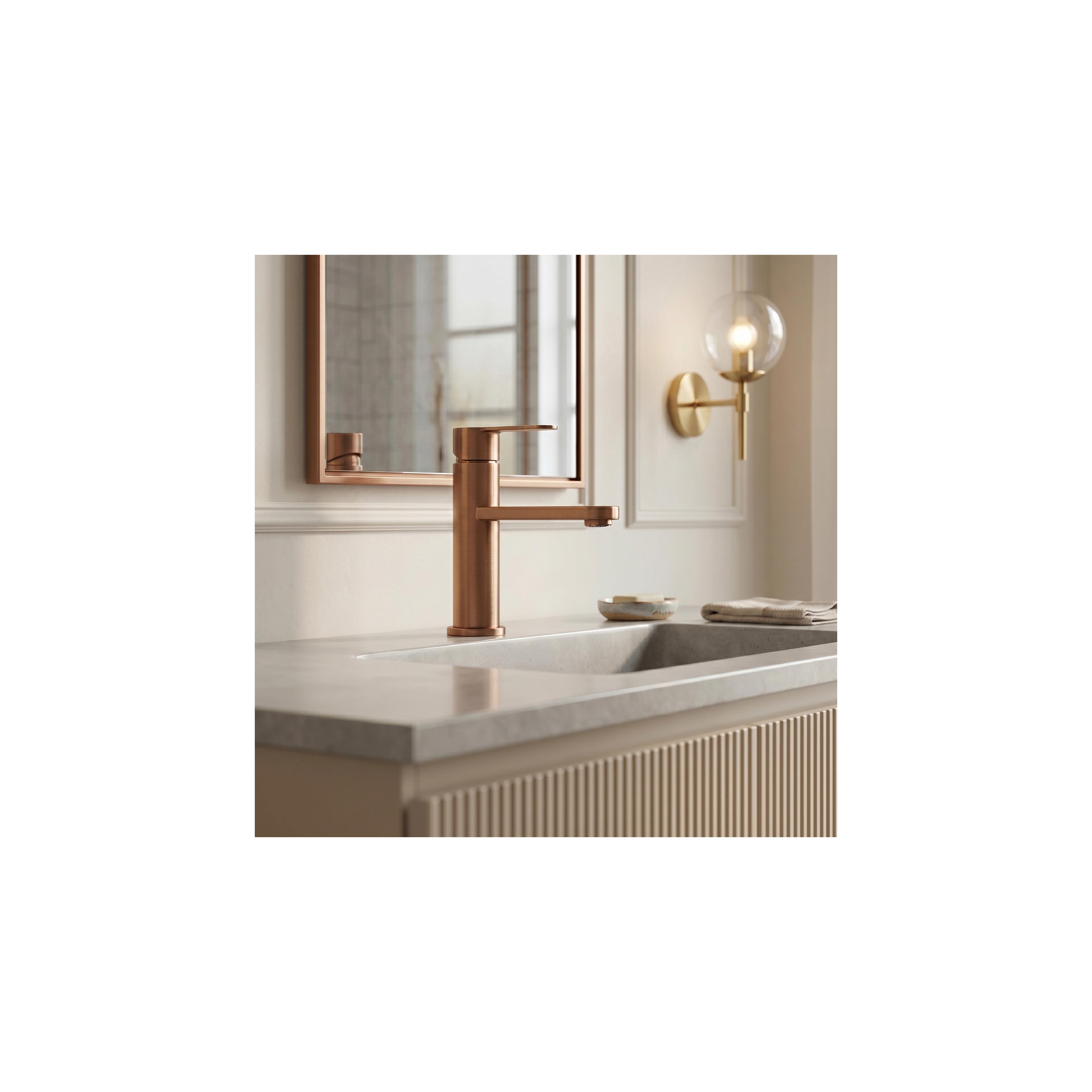 Waschbeckenarmatur Rea Arcos Brush Copper