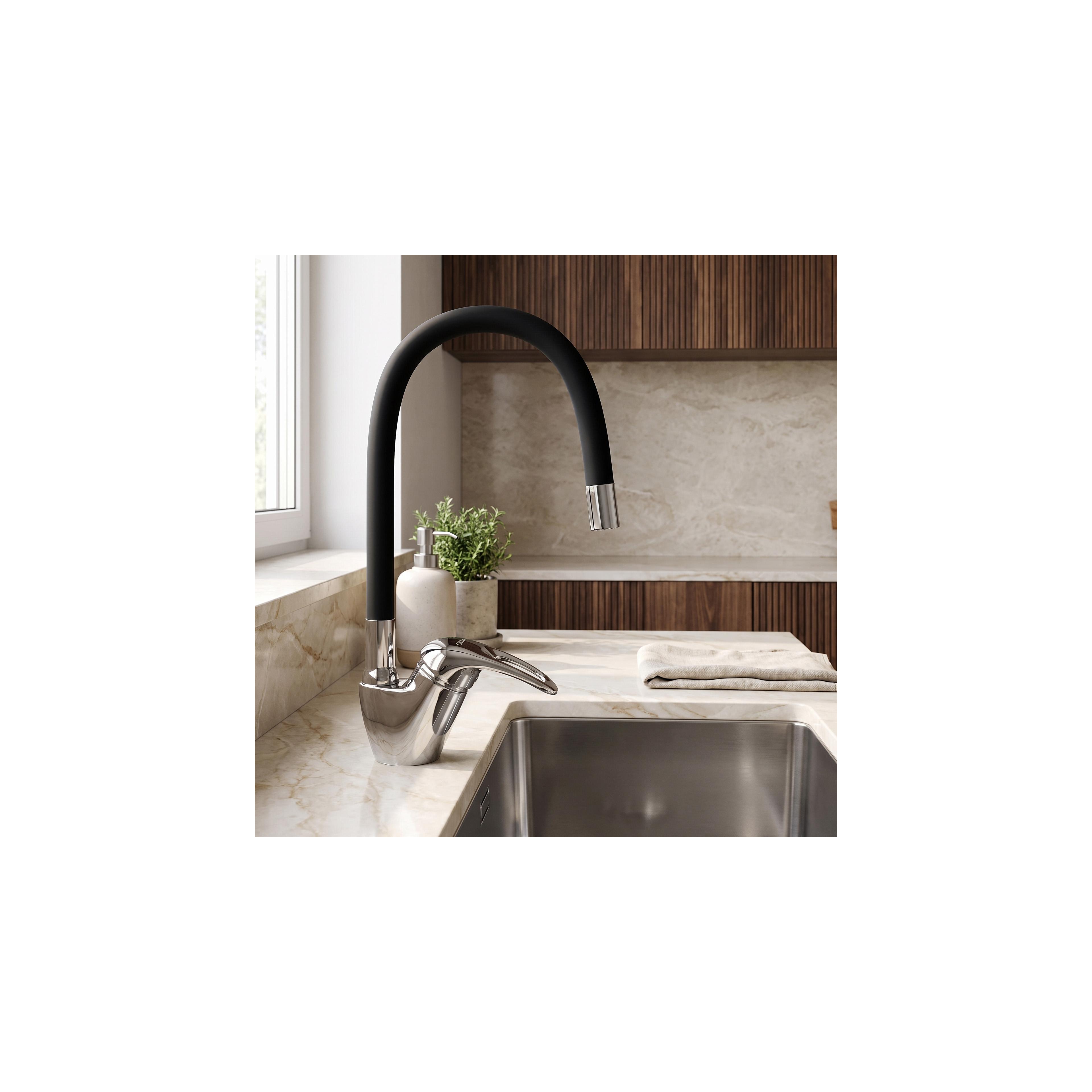Kitchen faucet Calani LUPI black