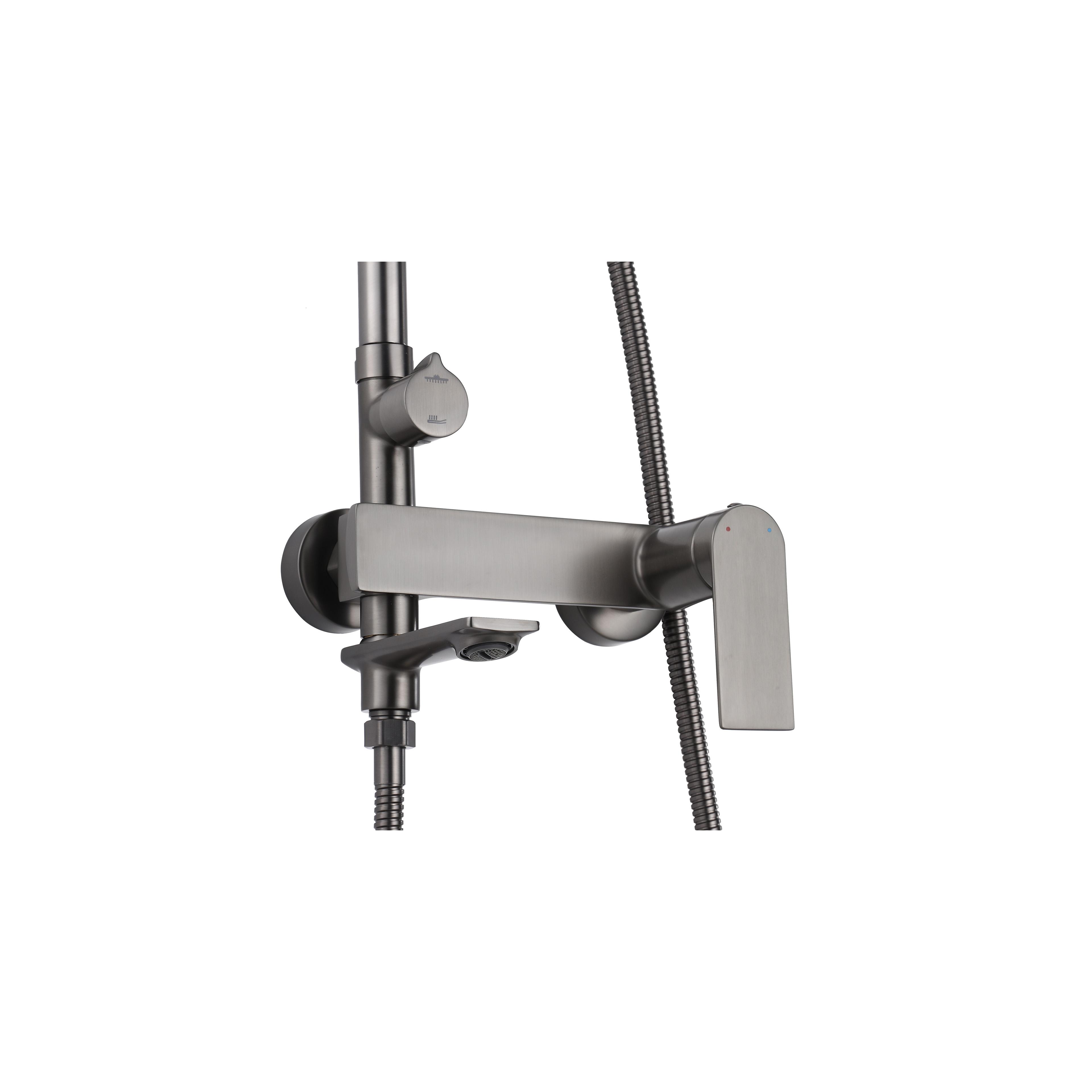 Shower set REA STORM Titanium