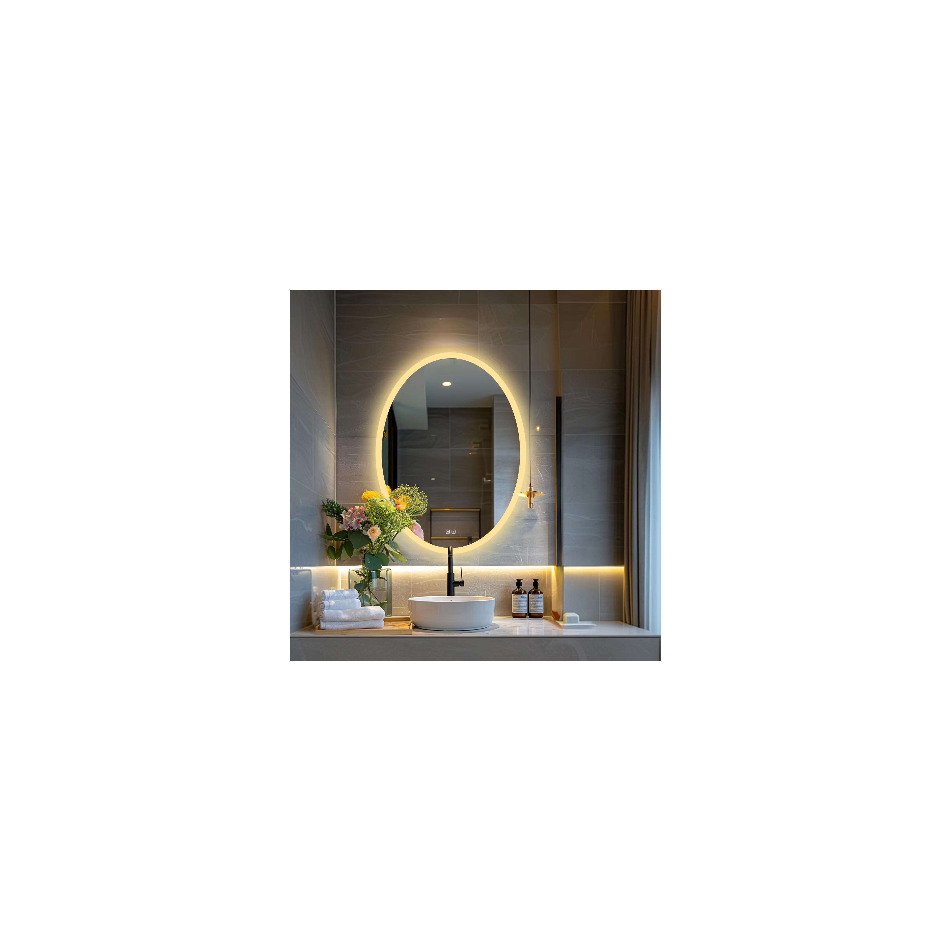 Mirror LED 60x80cm WWA