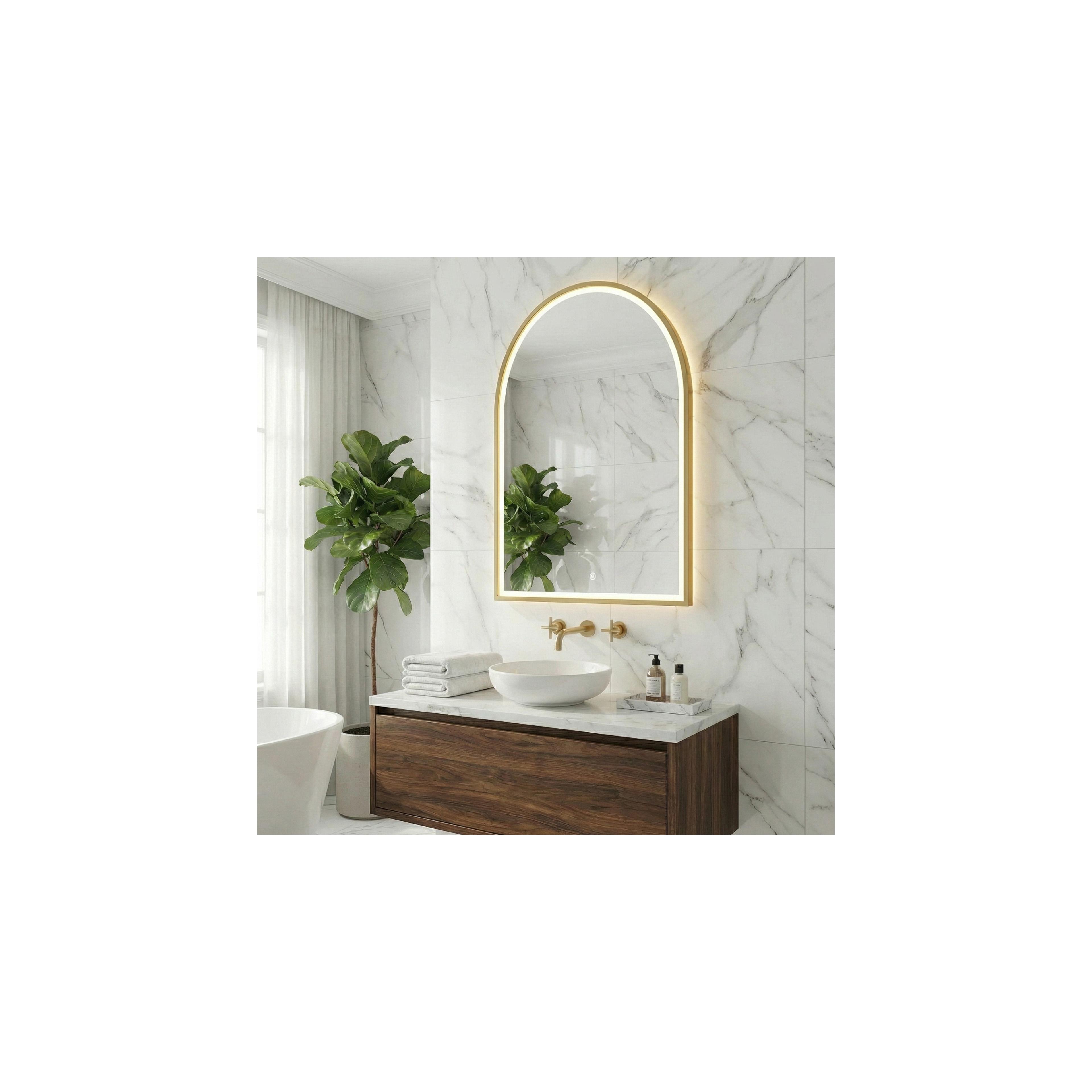 Mirror LED 60x100cm DART GOLD
