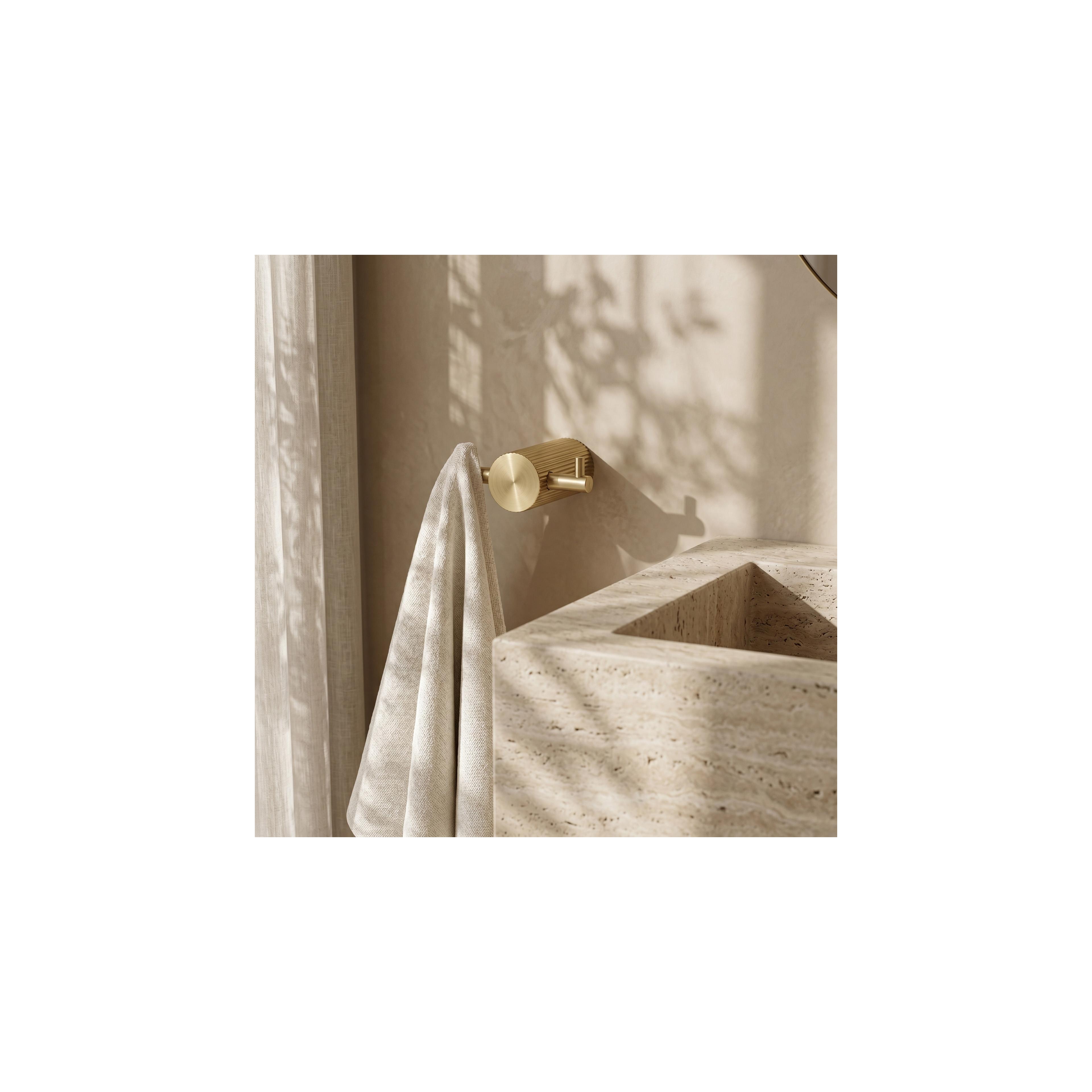 Badezimmerhaken 64104A SOLO Brush Gold