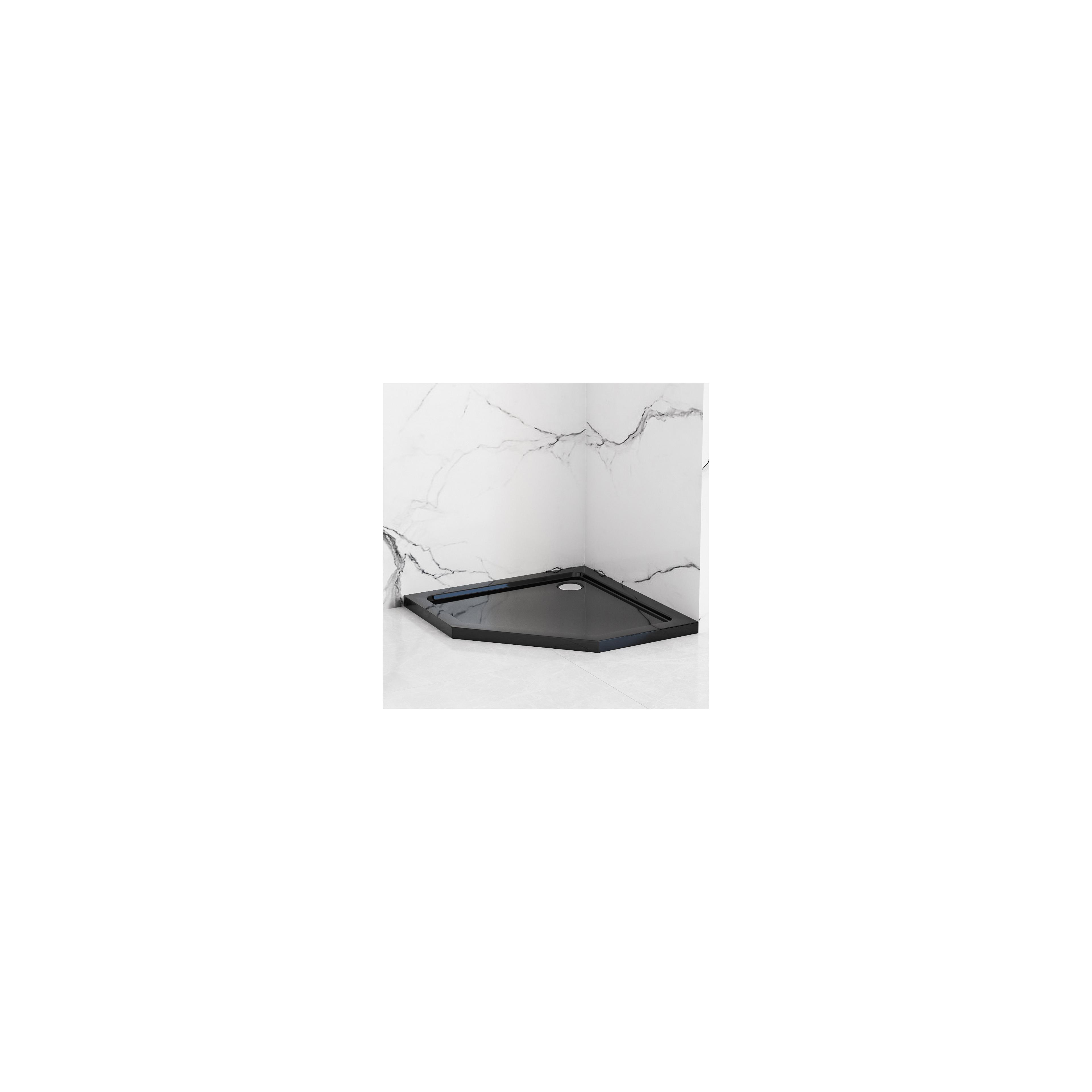 Cabina de ducha Rea DIAMOND BLACK MAT 90x90