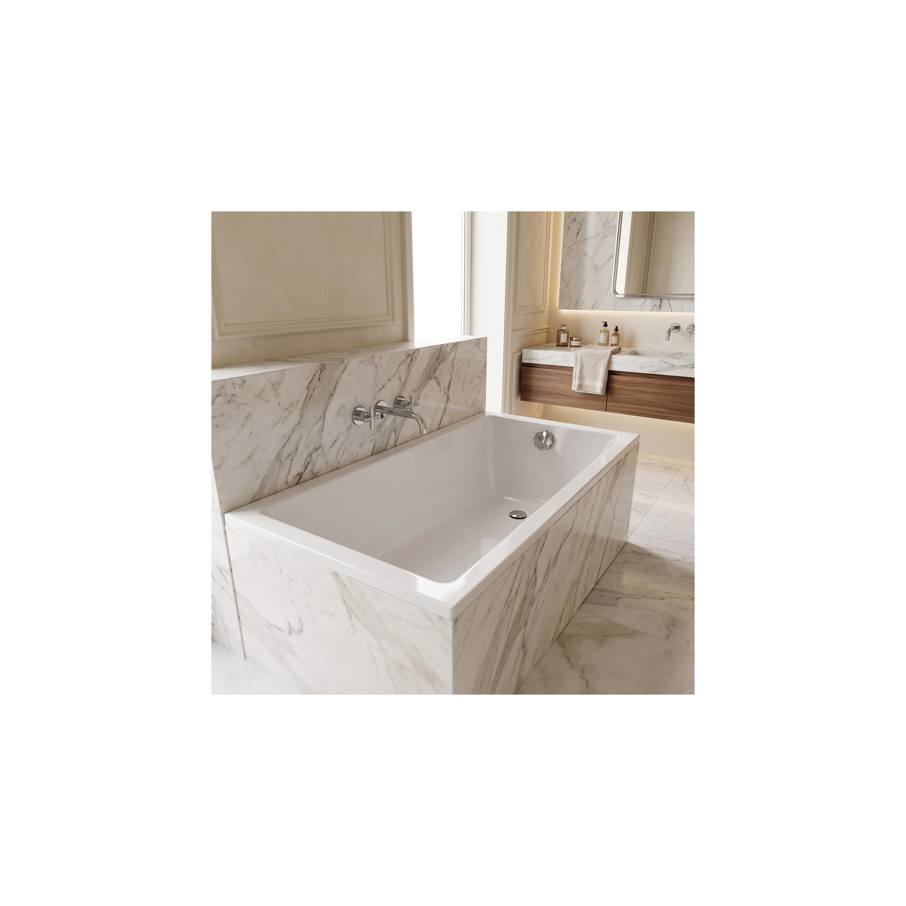 Inbyggt akrylbadkar Rea Catania 160