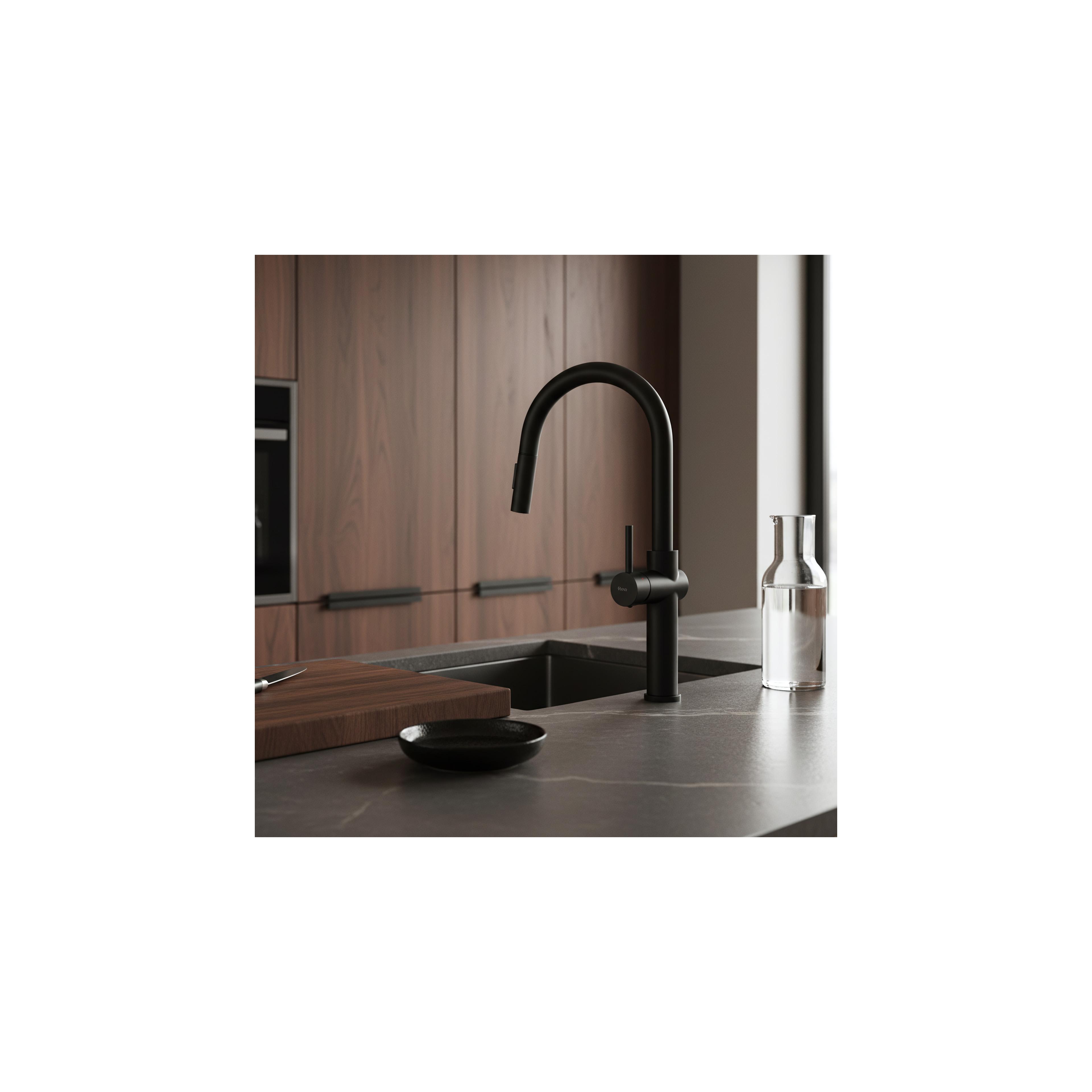Küchearmatur Rea Fresh High Black