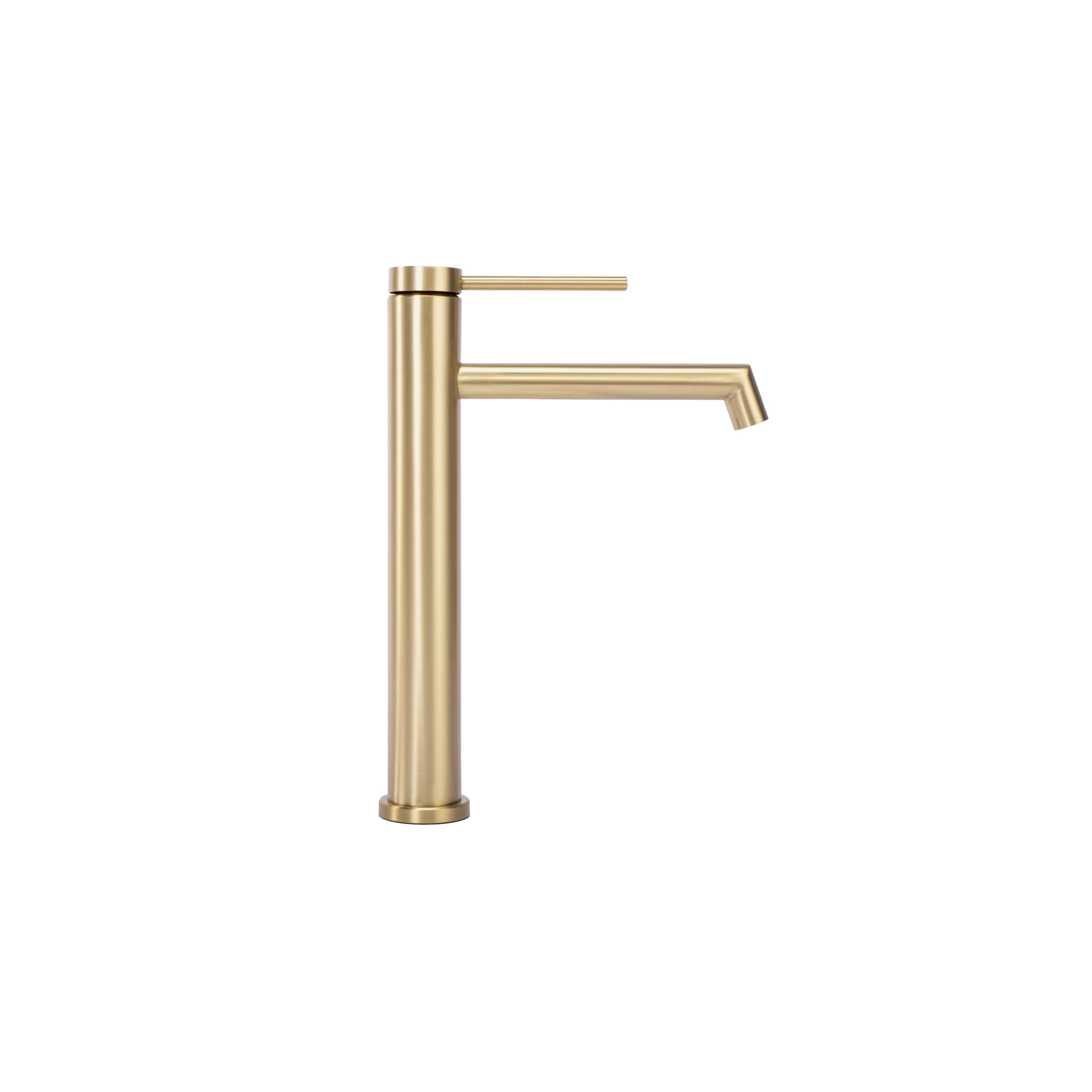 Waschbeckenarmatur Rea Foss GOLD BRUSH High