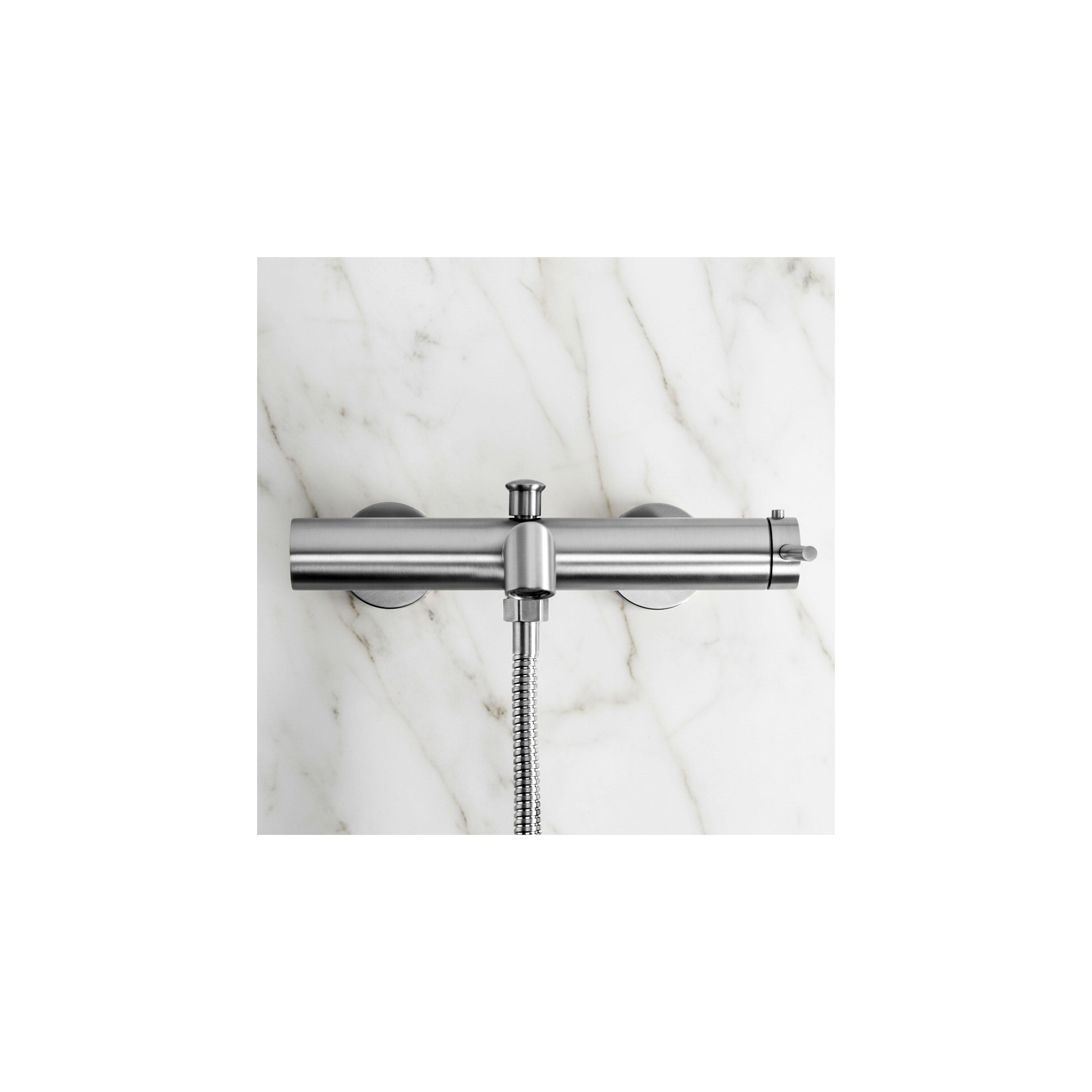 Wannenarmatur Rea Foss Nickel Brush