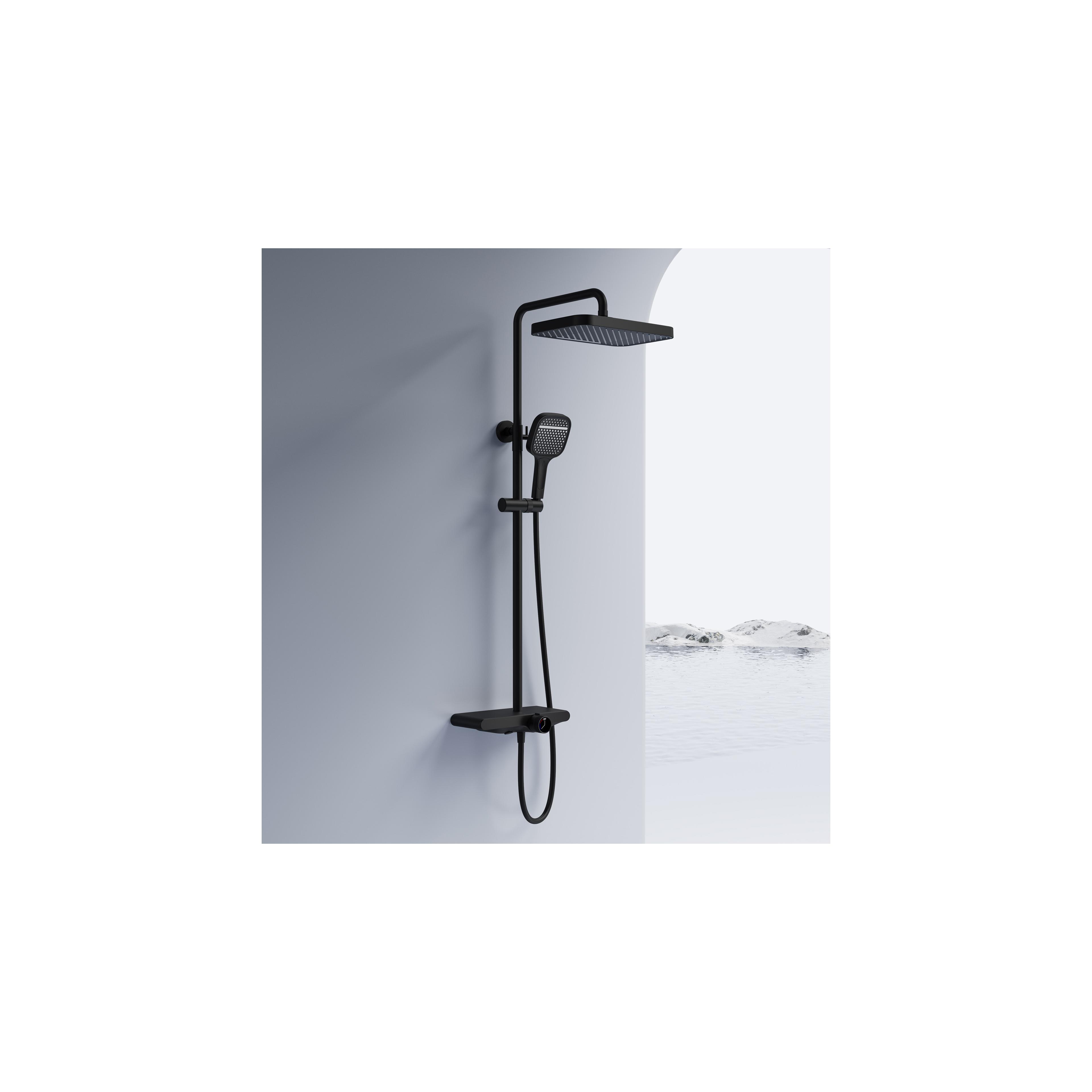 Shower set REA Bari Black