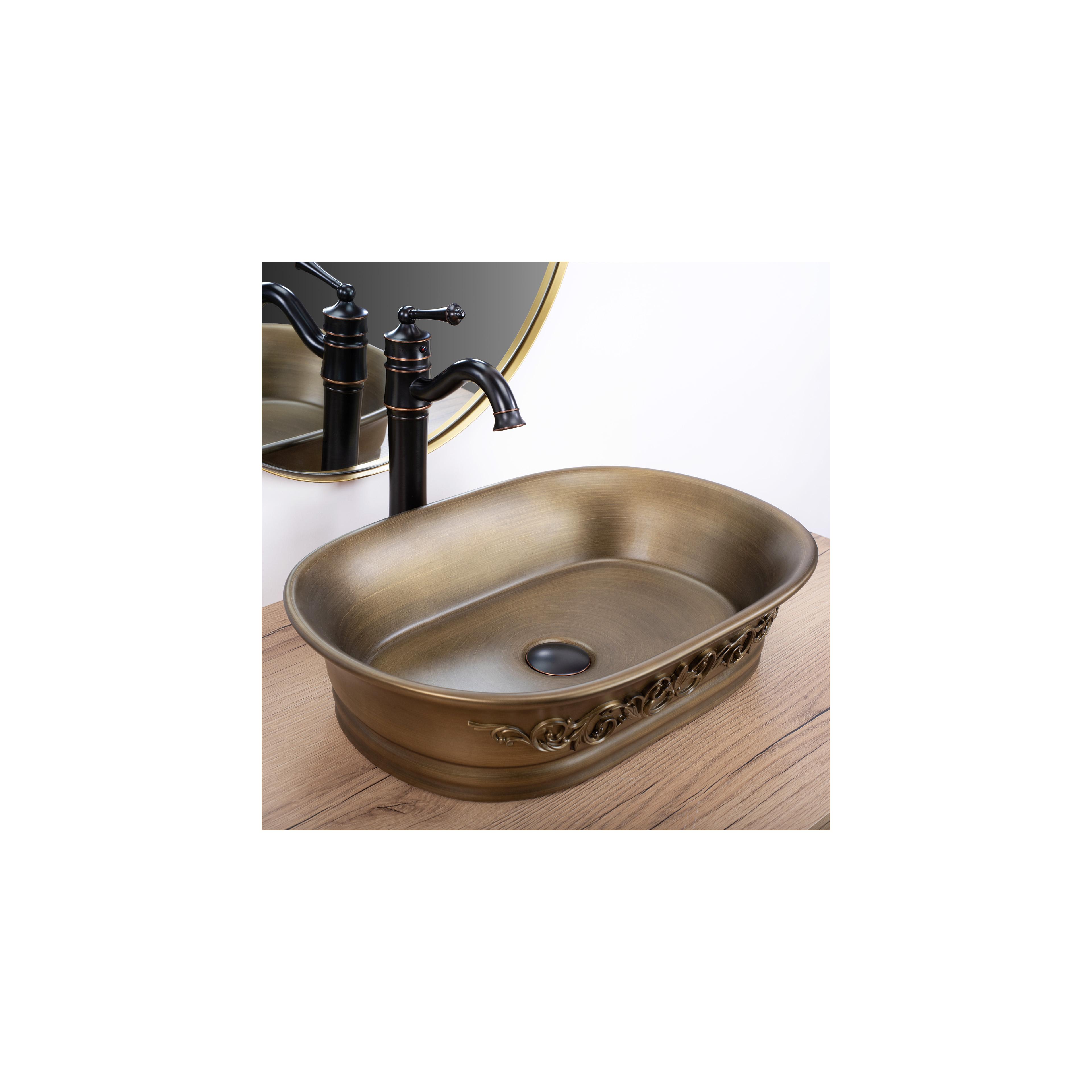 Aufsatzwaschbecken REA WILMA RUSTIC