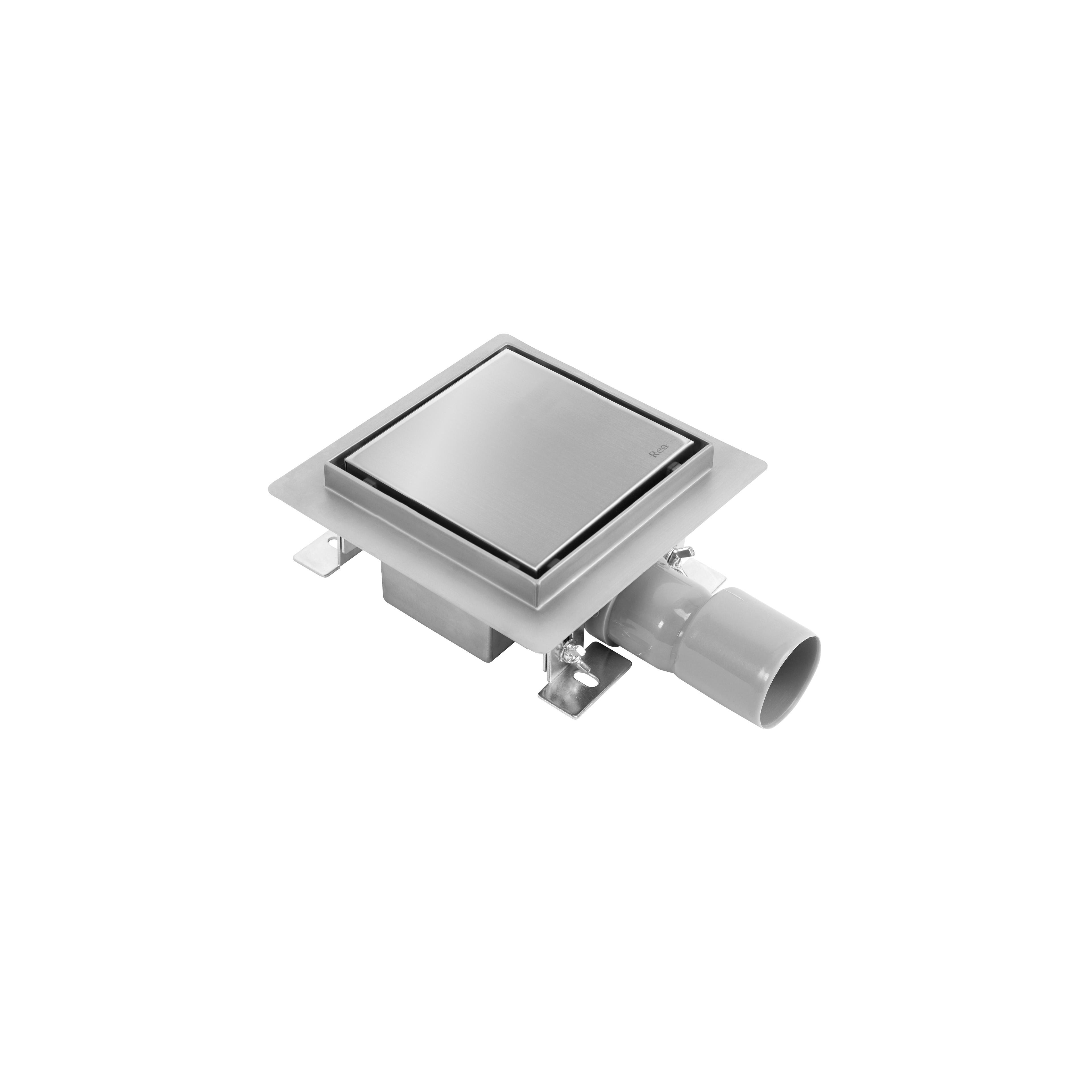 Drain linéaire REA NEO 150x150 Nickel Brush