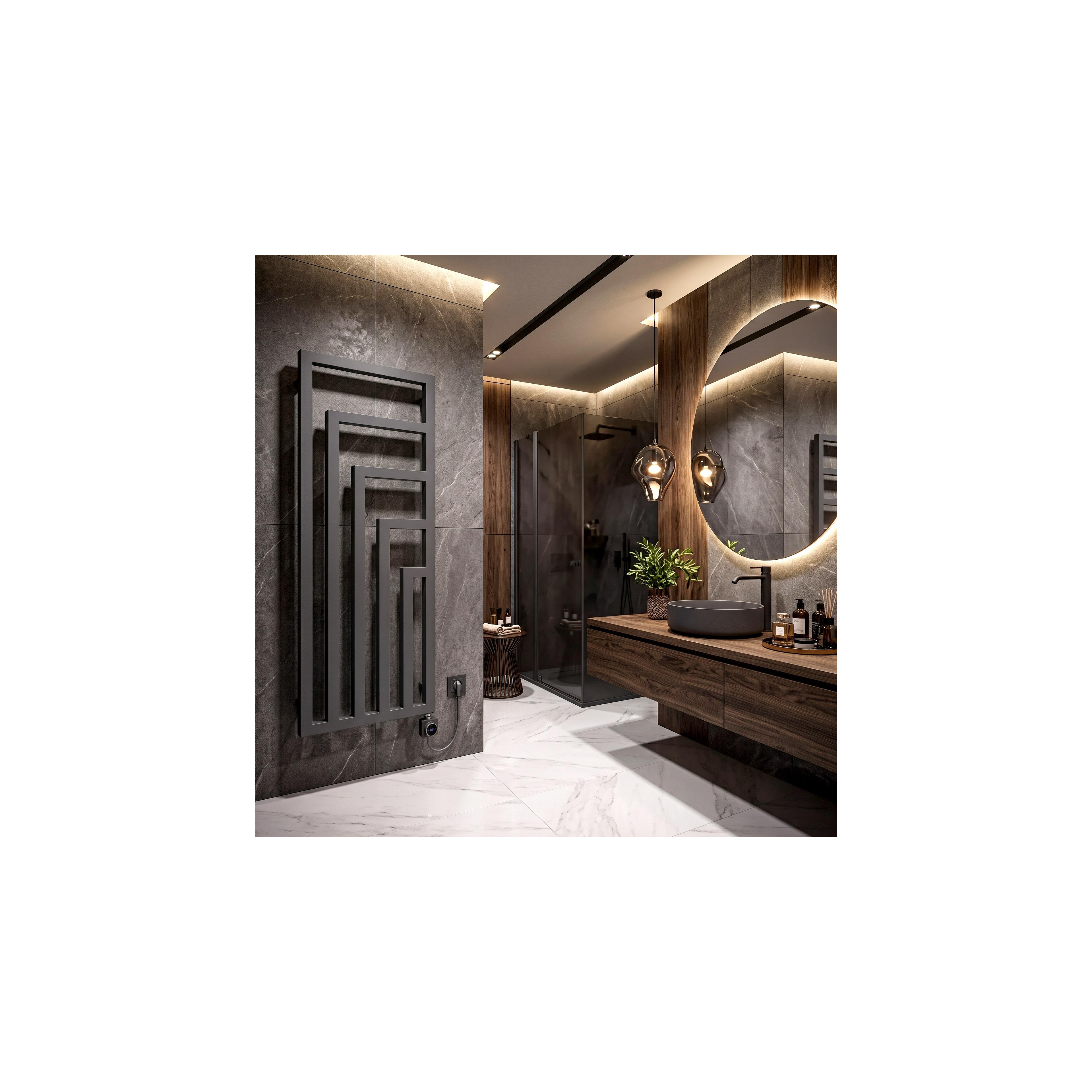Electric Radiator Rea Modus 140x50cm Grey