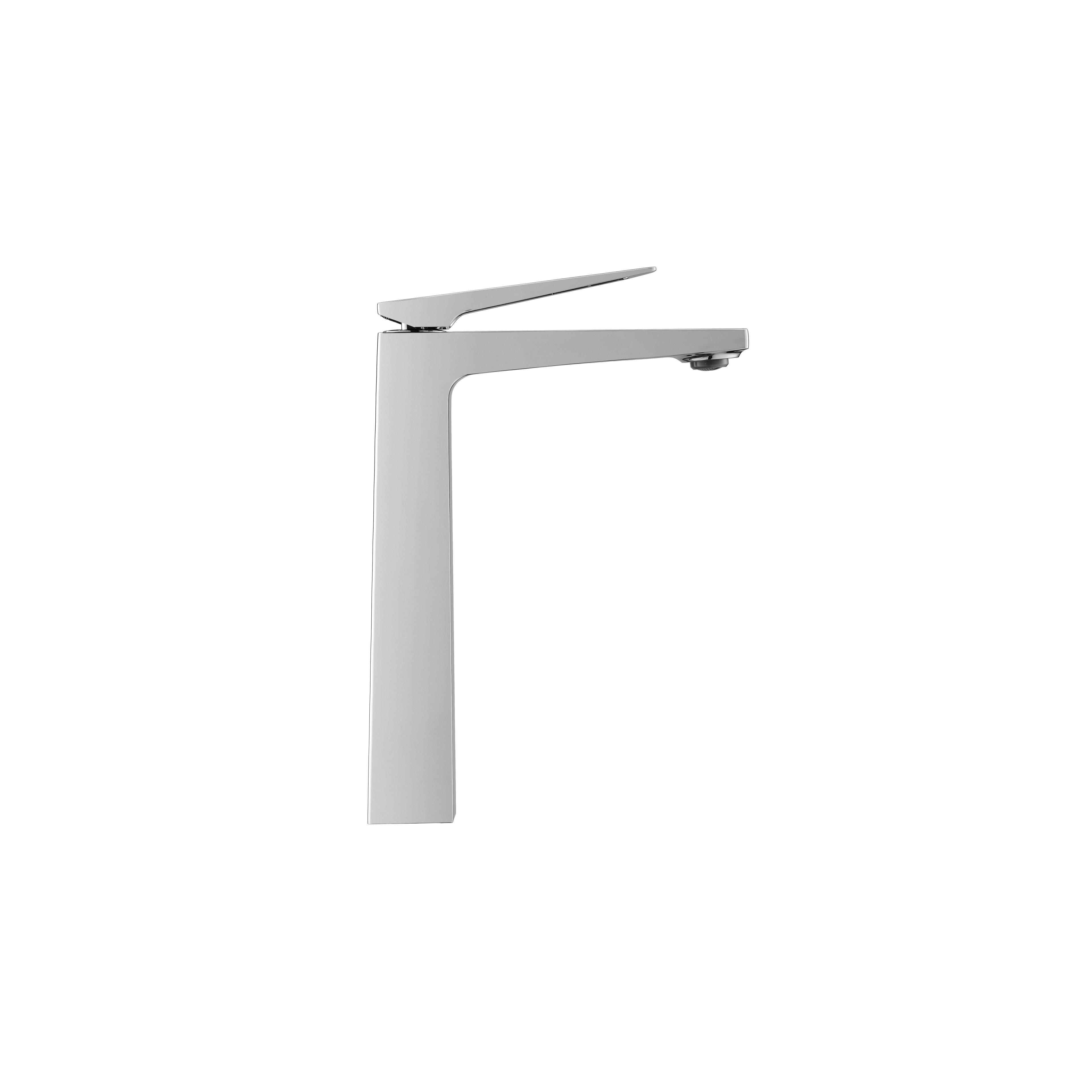 Waschbeckenarmatur Nickel Brush INOX High