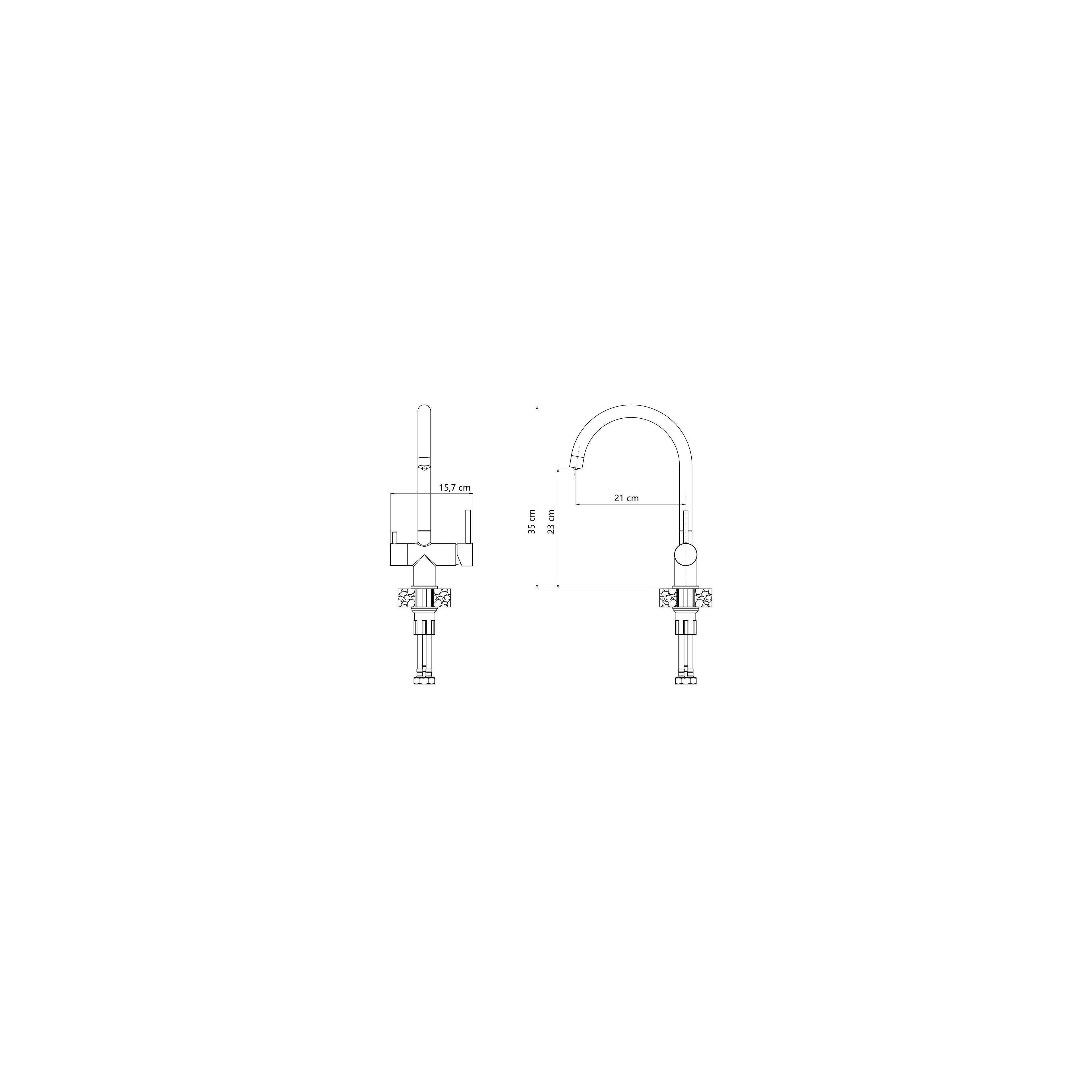 Robinet de cuisine REA Caren Copper