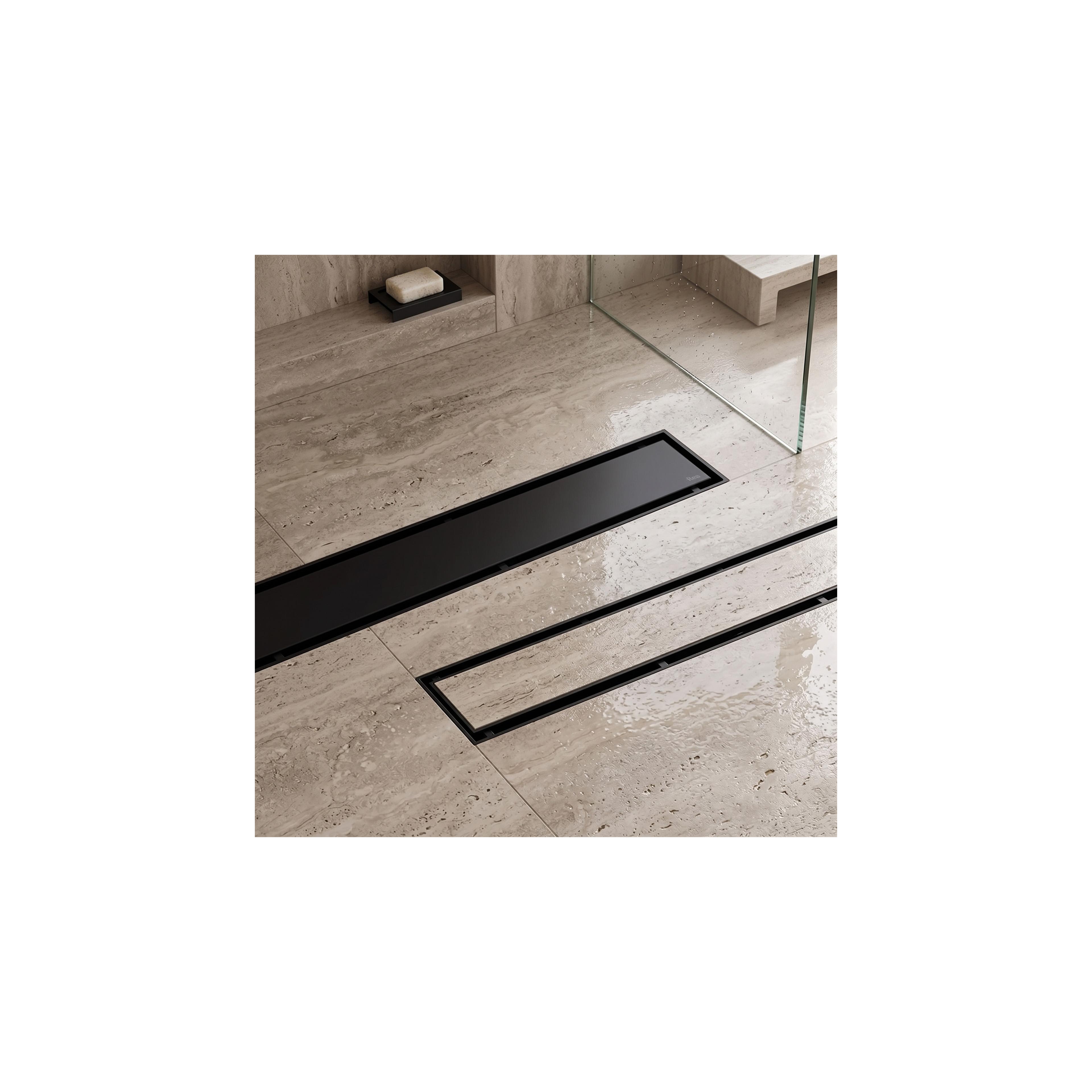 Лінійний злив REA Neox Pro Black 70