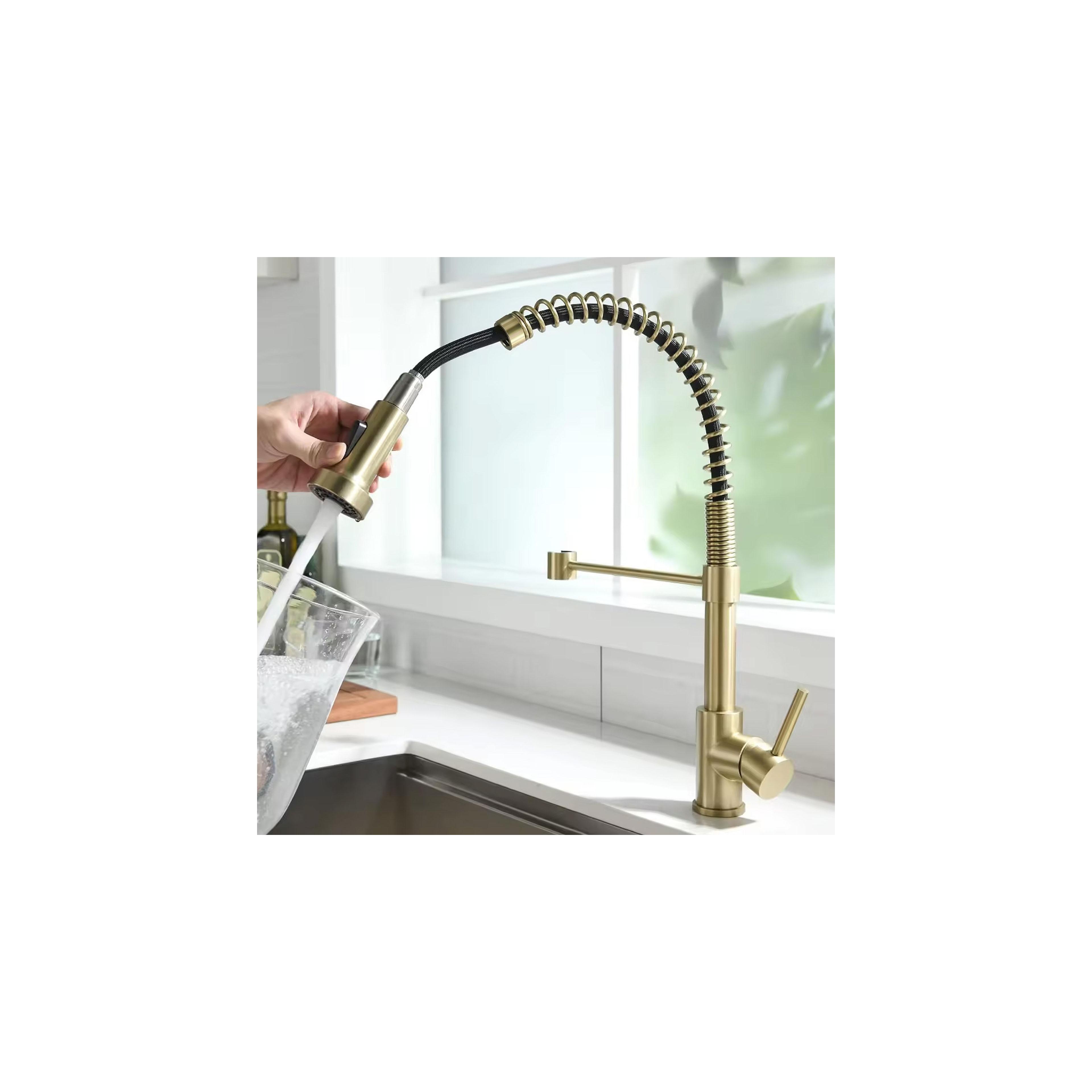 Luftauslass mit Perlator für Küchenarmatur REA Colin Brush Gold
