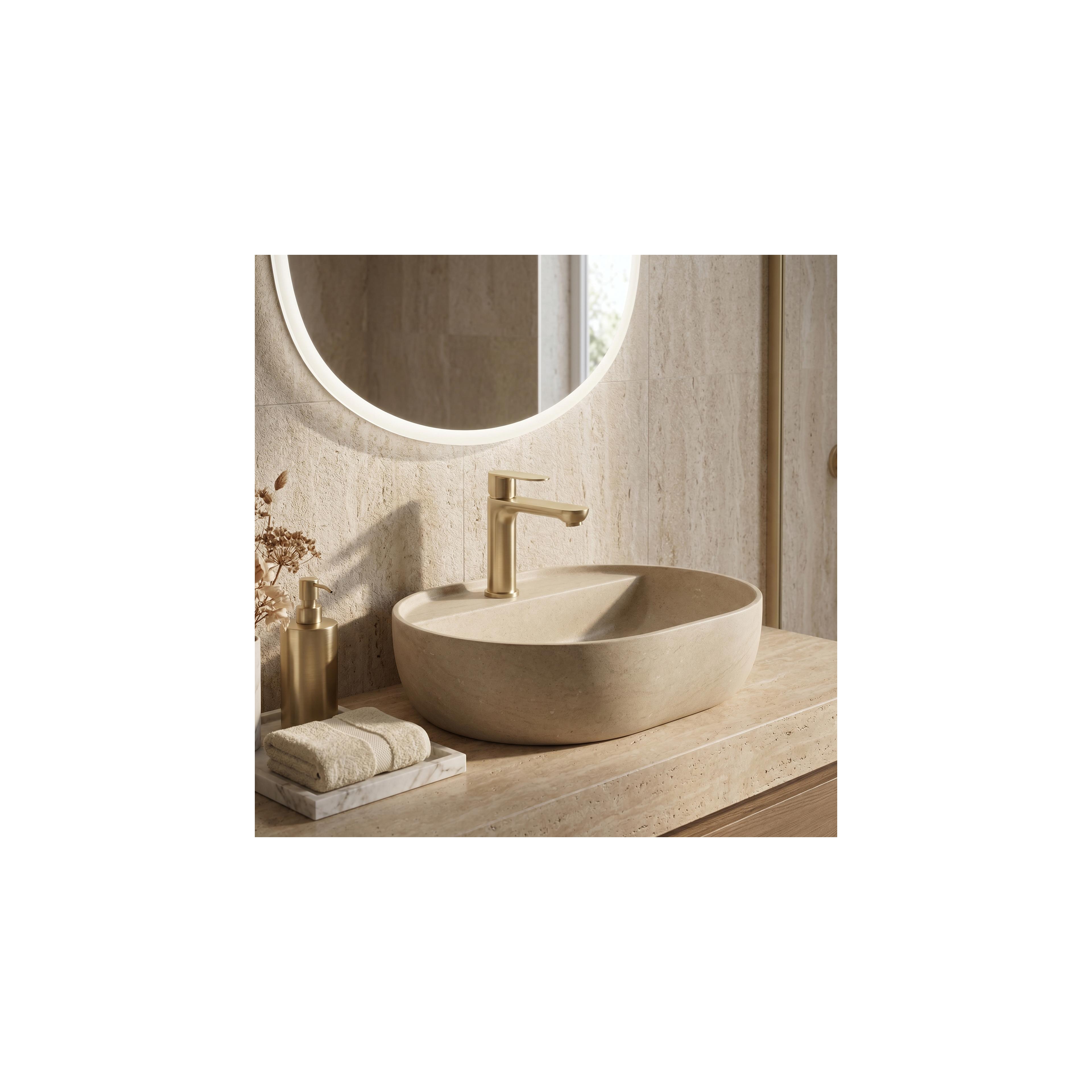 Waschbeckenarmatur Rea Logan Brush Gold