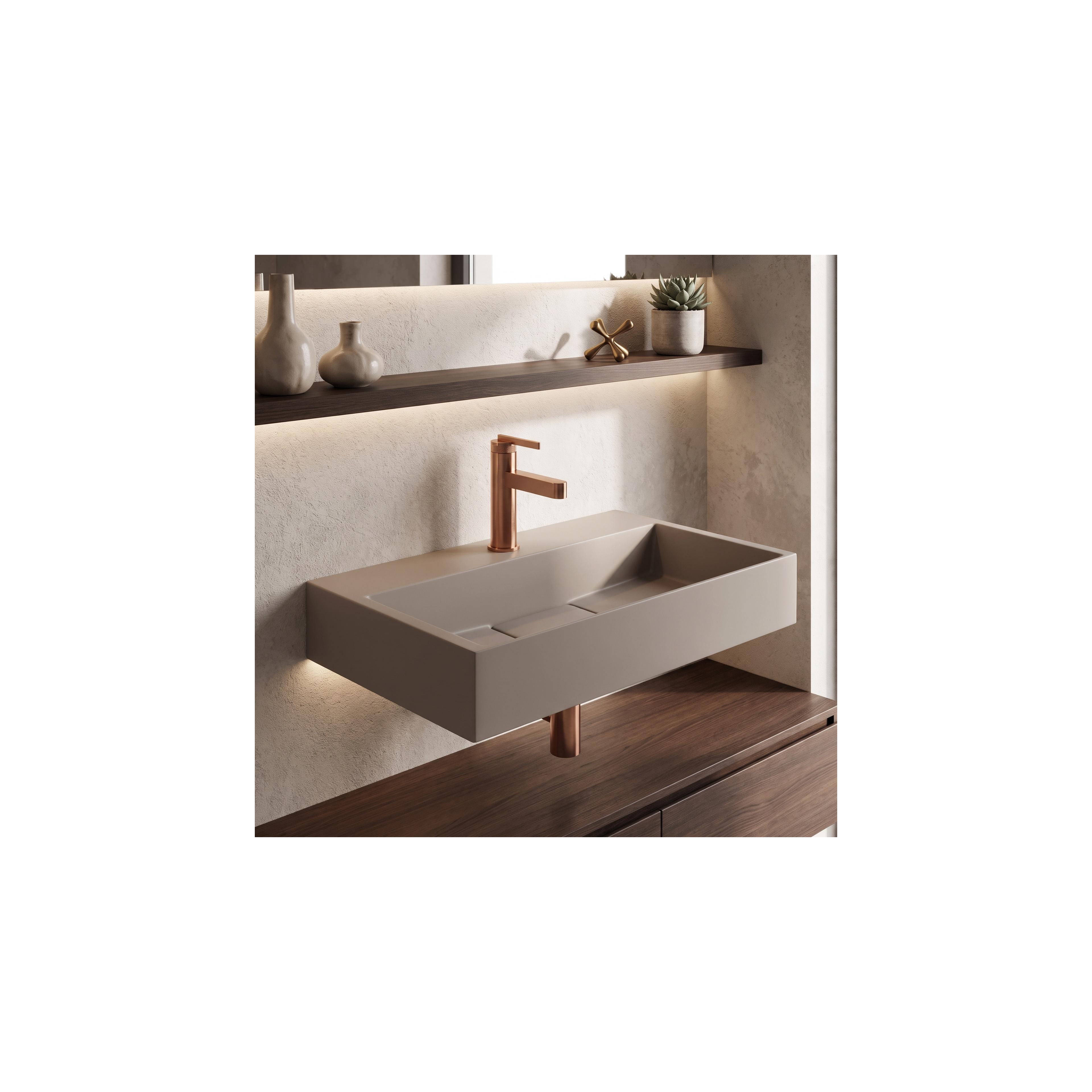 Konglomerāta izlietne Rea GOYA 60CM Taupe