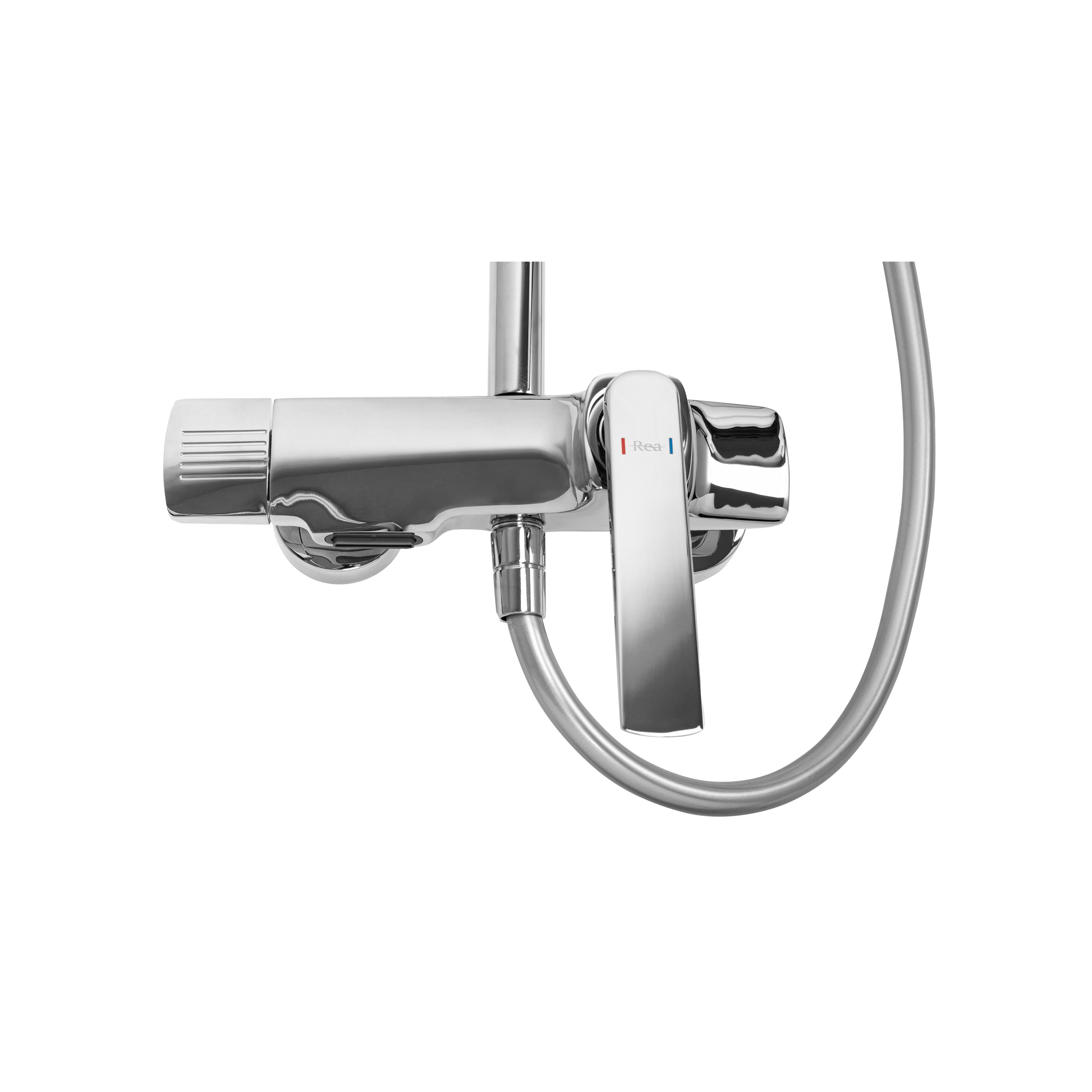 Shower set REA REBEL CHROME