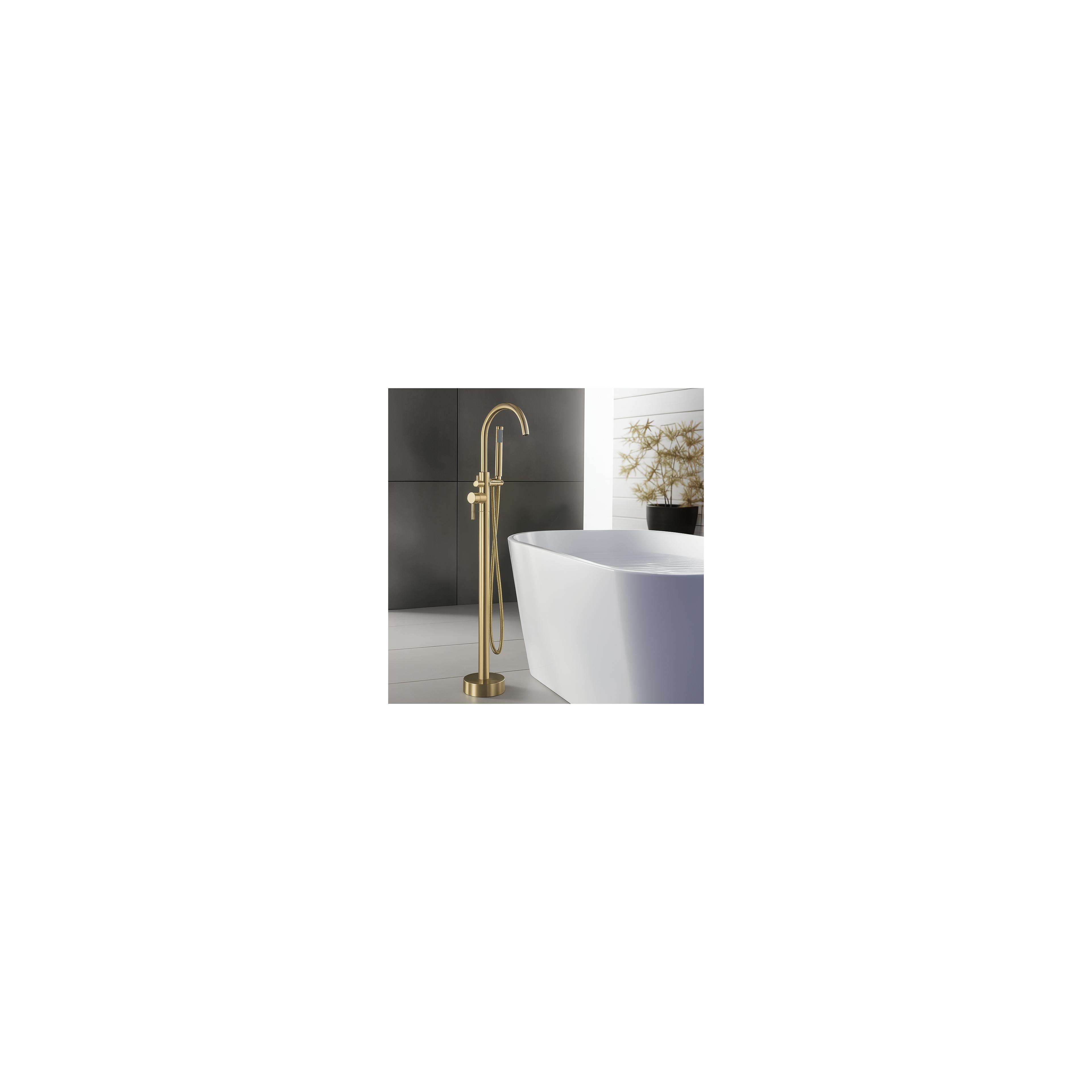 Frei stehende Armatur Rea Lungo brush gold
