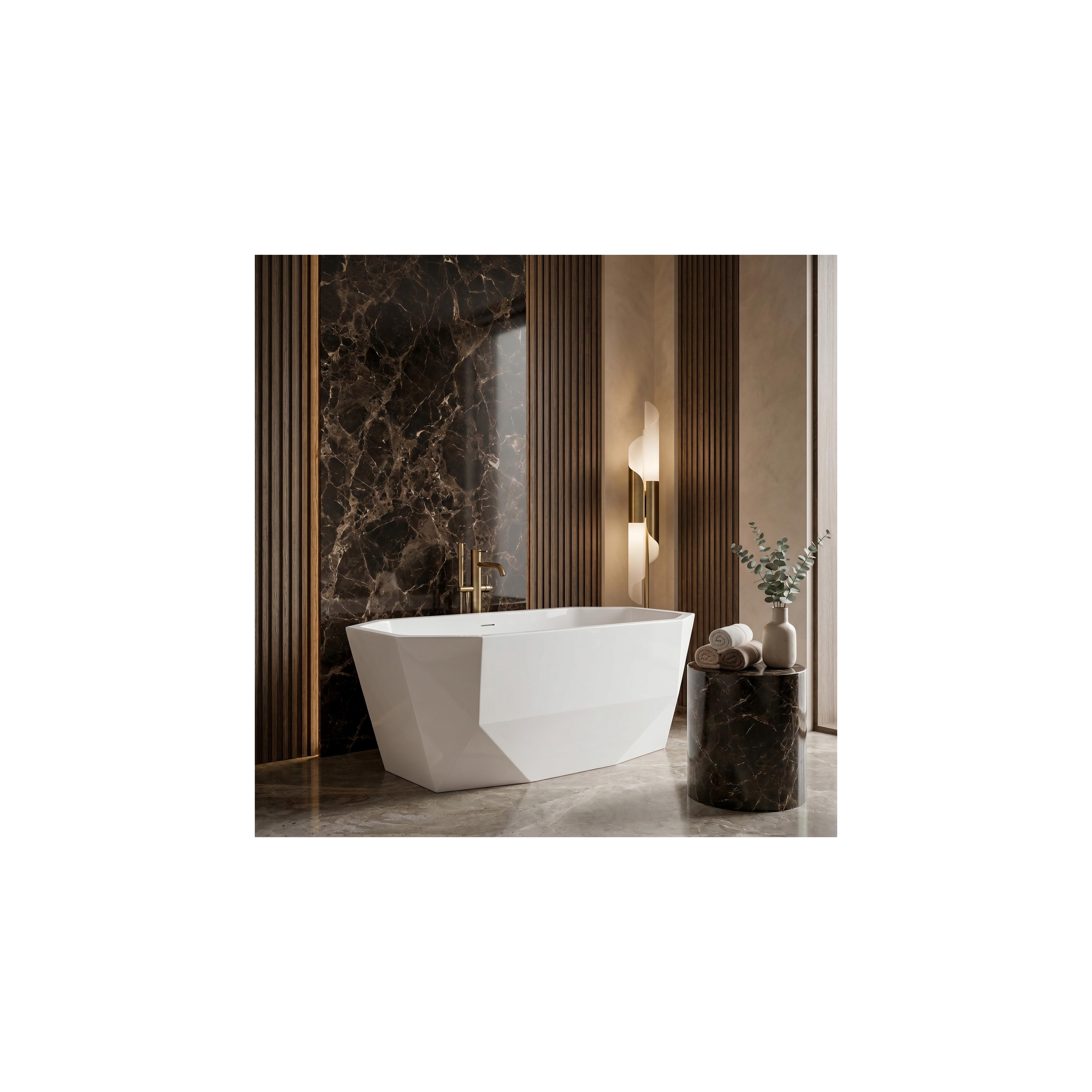 Freistehende Badewanne Rea Diamanti 170