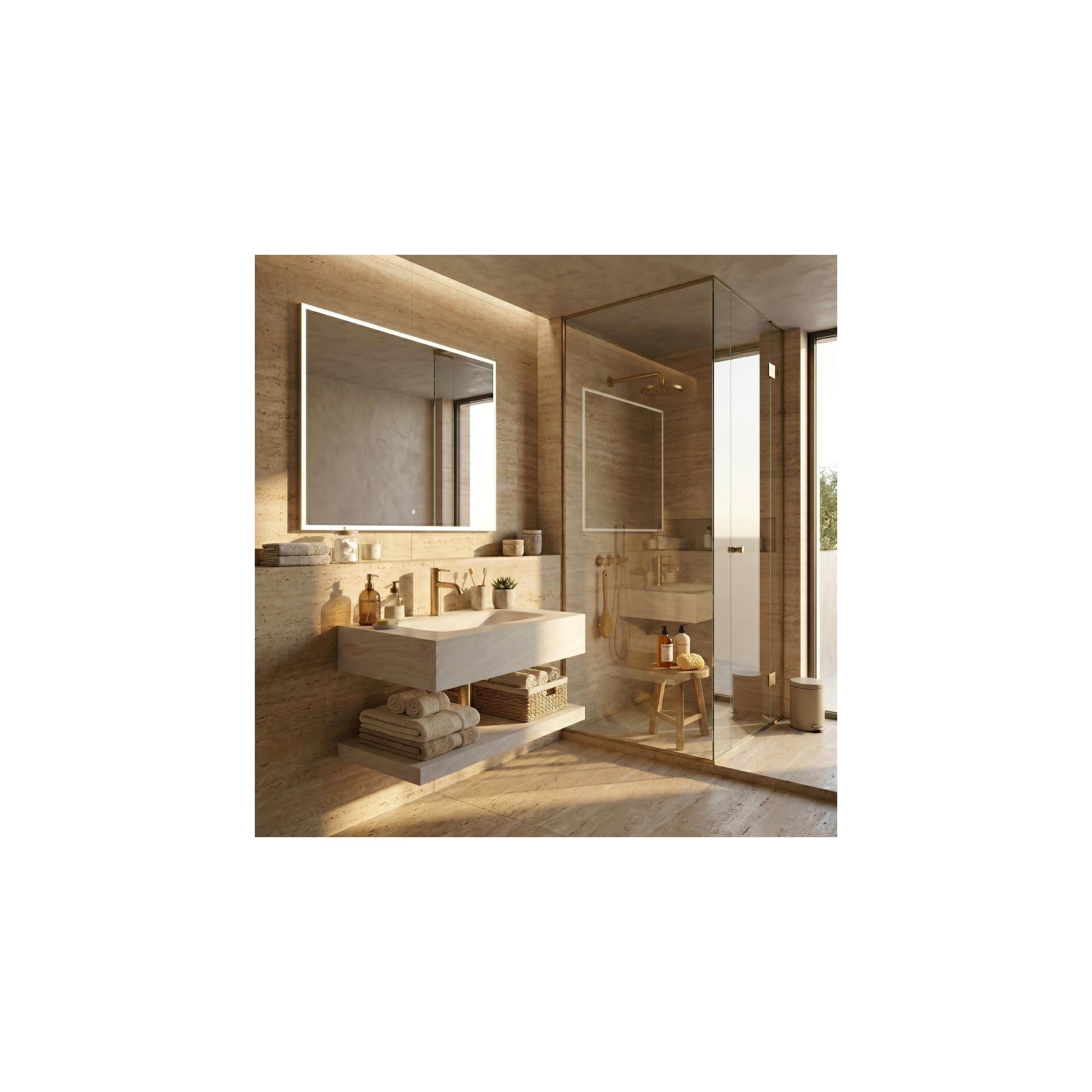 Wandwaschbecken REA Apollo Gran Cloud Sky 80