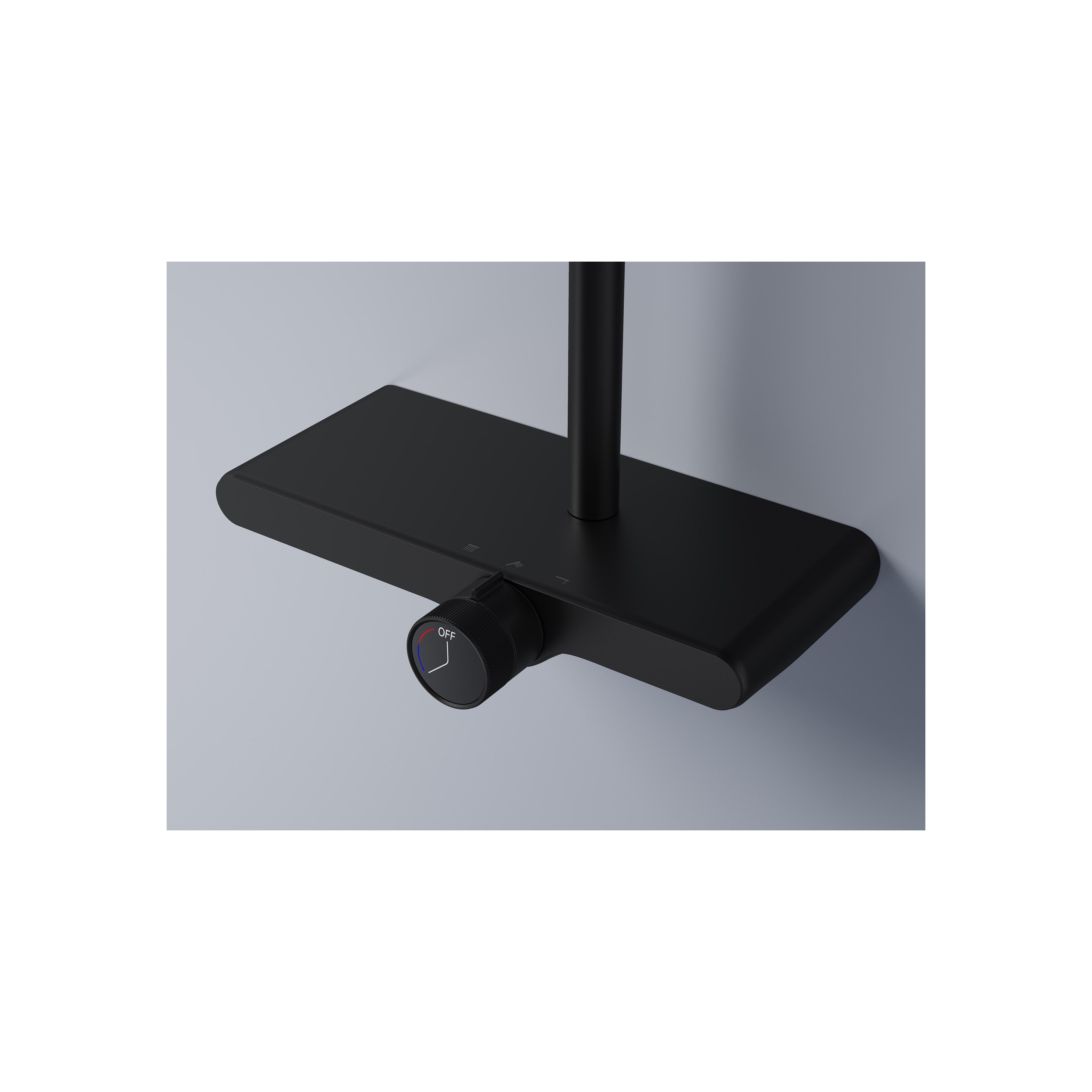 Shower set REA Bari Black