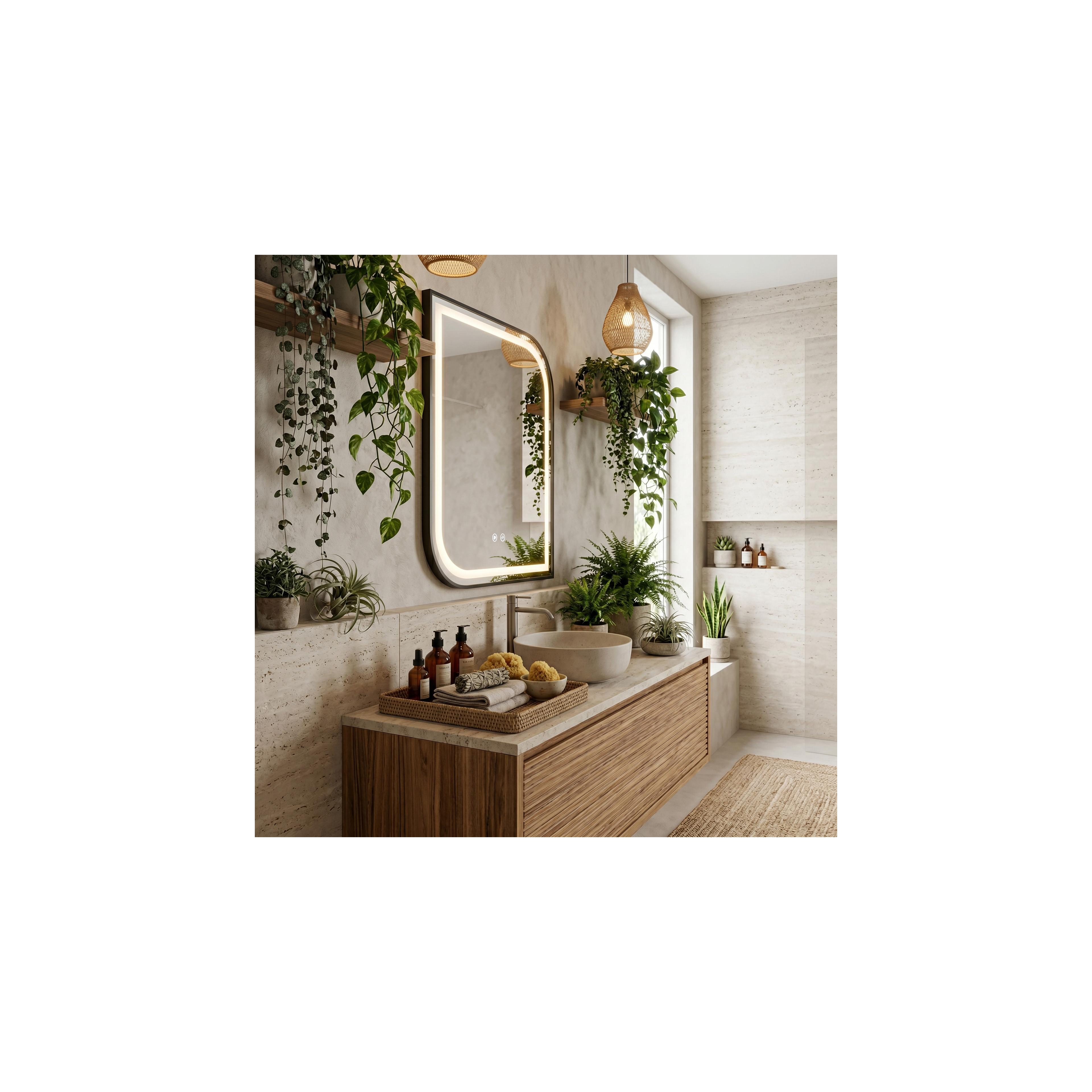 Specchio LED ZONE 70X50 BLACK
