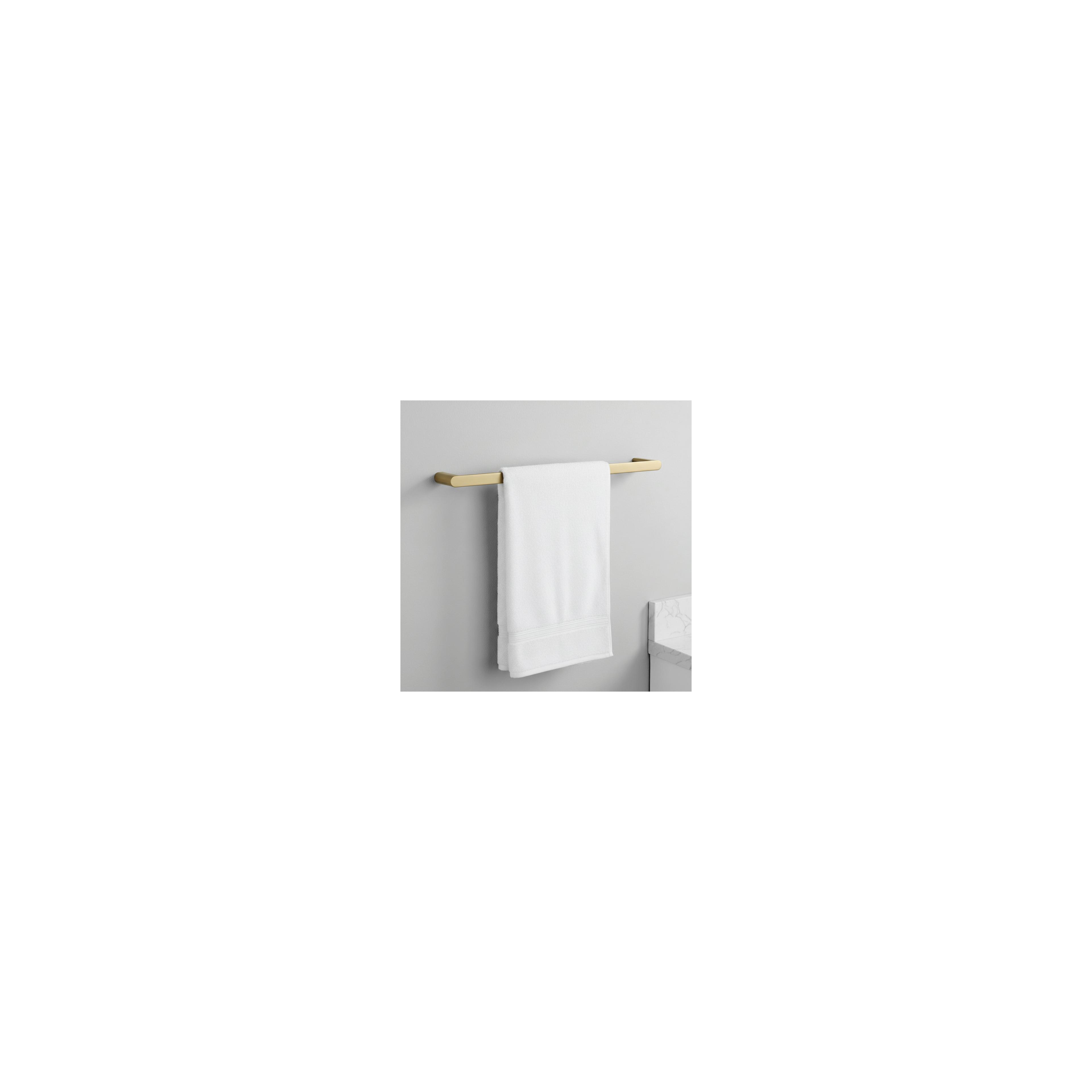 Badezimmer-Accessoire-Set Mati Brush Gold 4-teilig