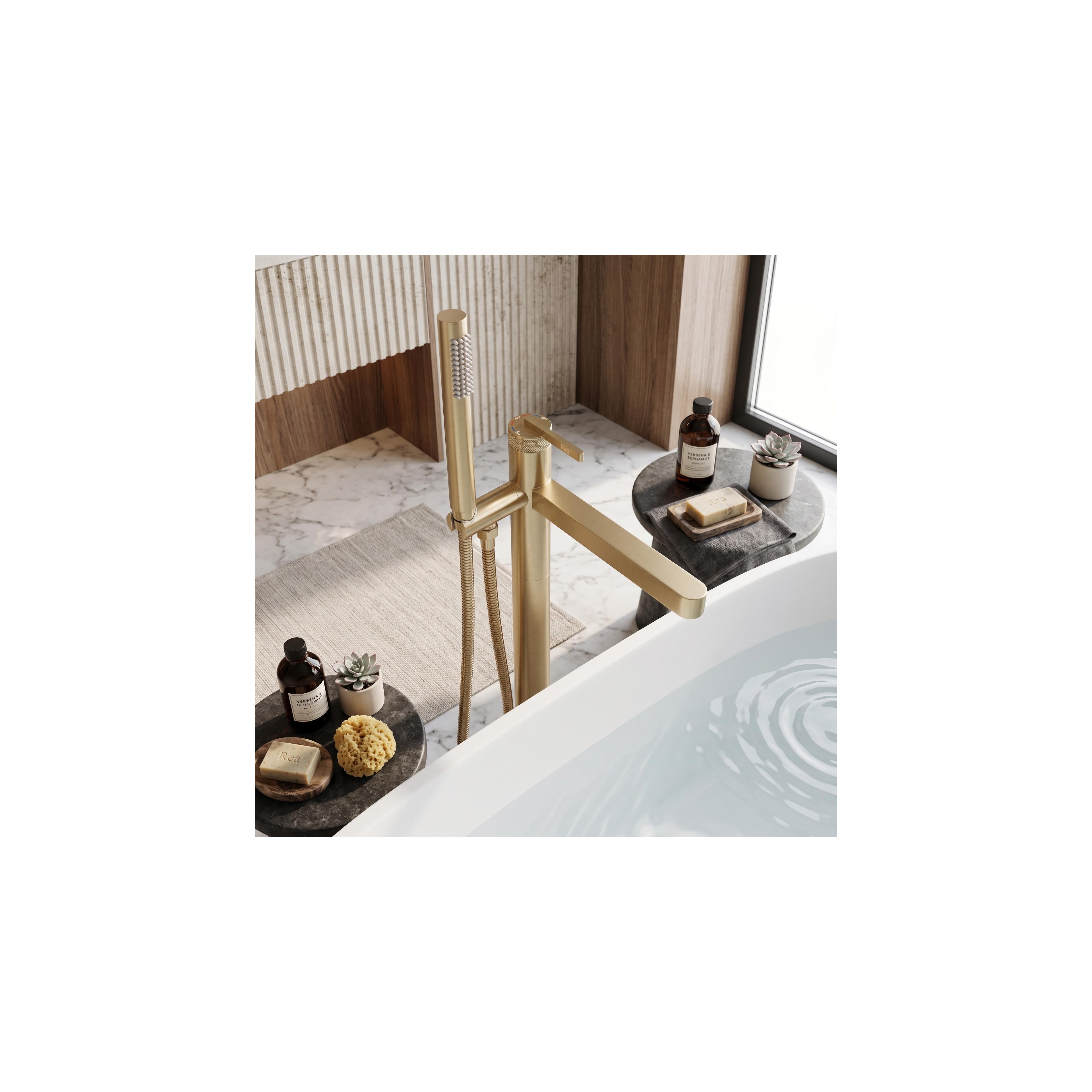 Free-standing faucet Rea Grace Brush Gold