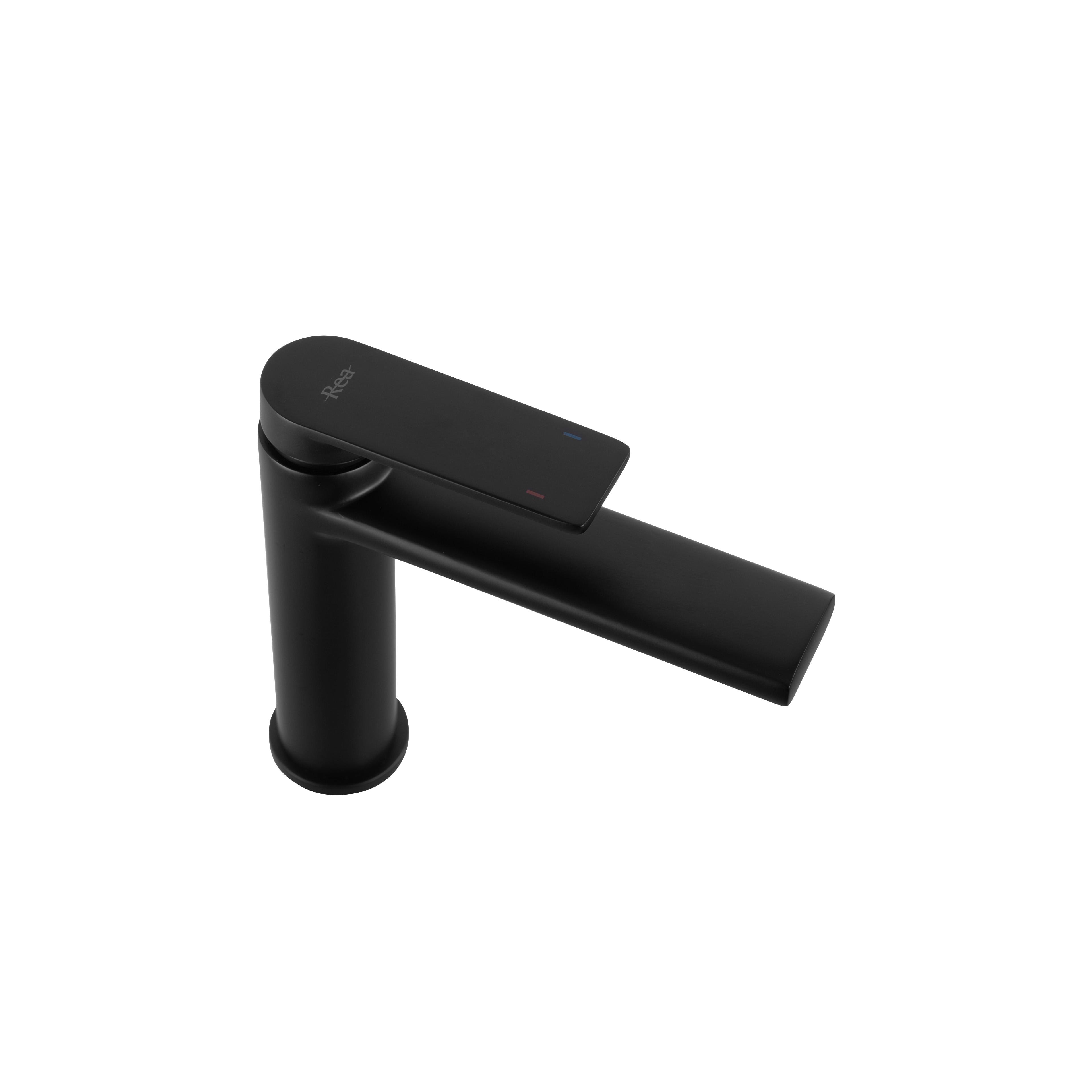 Waschbeckenarmatur Rea Verso black low